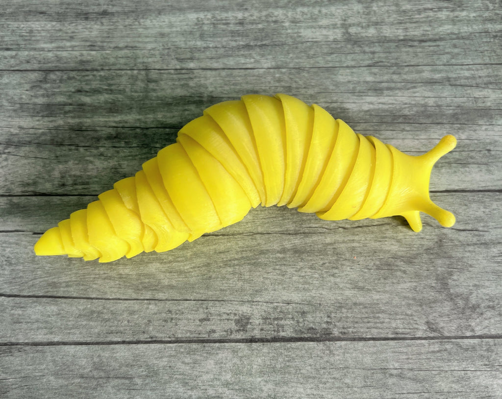 Super Satisfying 3d printed fidget slug and stim toy