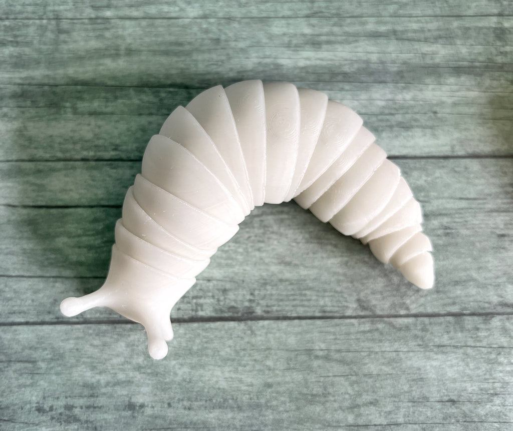 Super Satisfying 3d printed fidget slug and stim toy