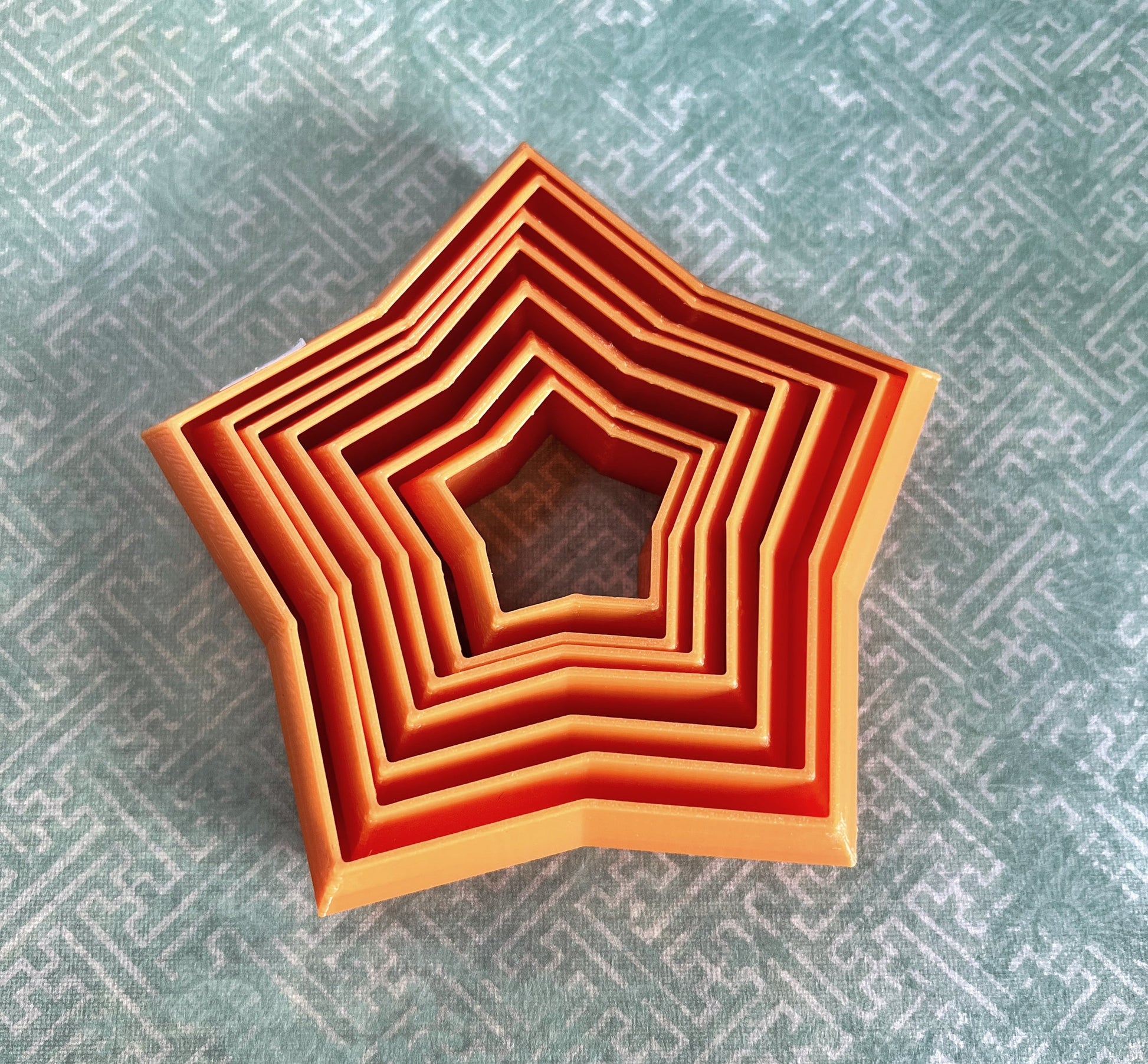 3d printed 5 point fidget start stim toy