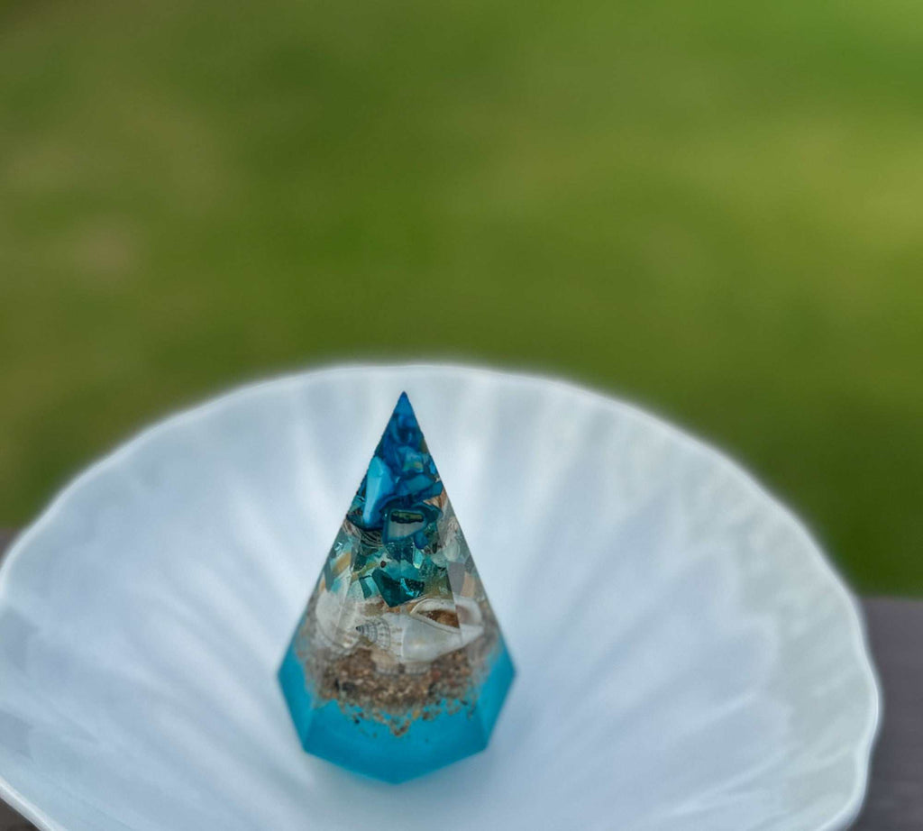 Seaside Treasures Ring Keeper - Handmade Resin Ring Holder