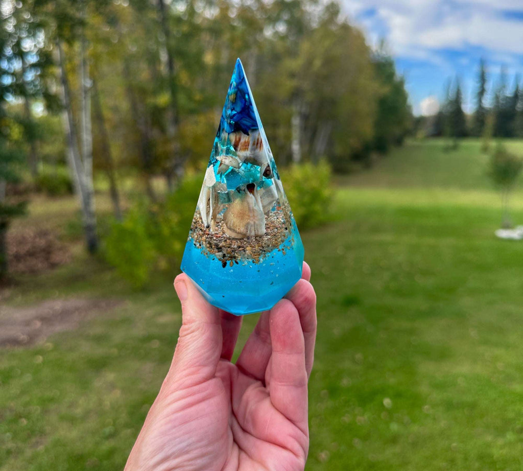 Seaside Treasures Ring Keeper - Handmade Resin Ring Holder