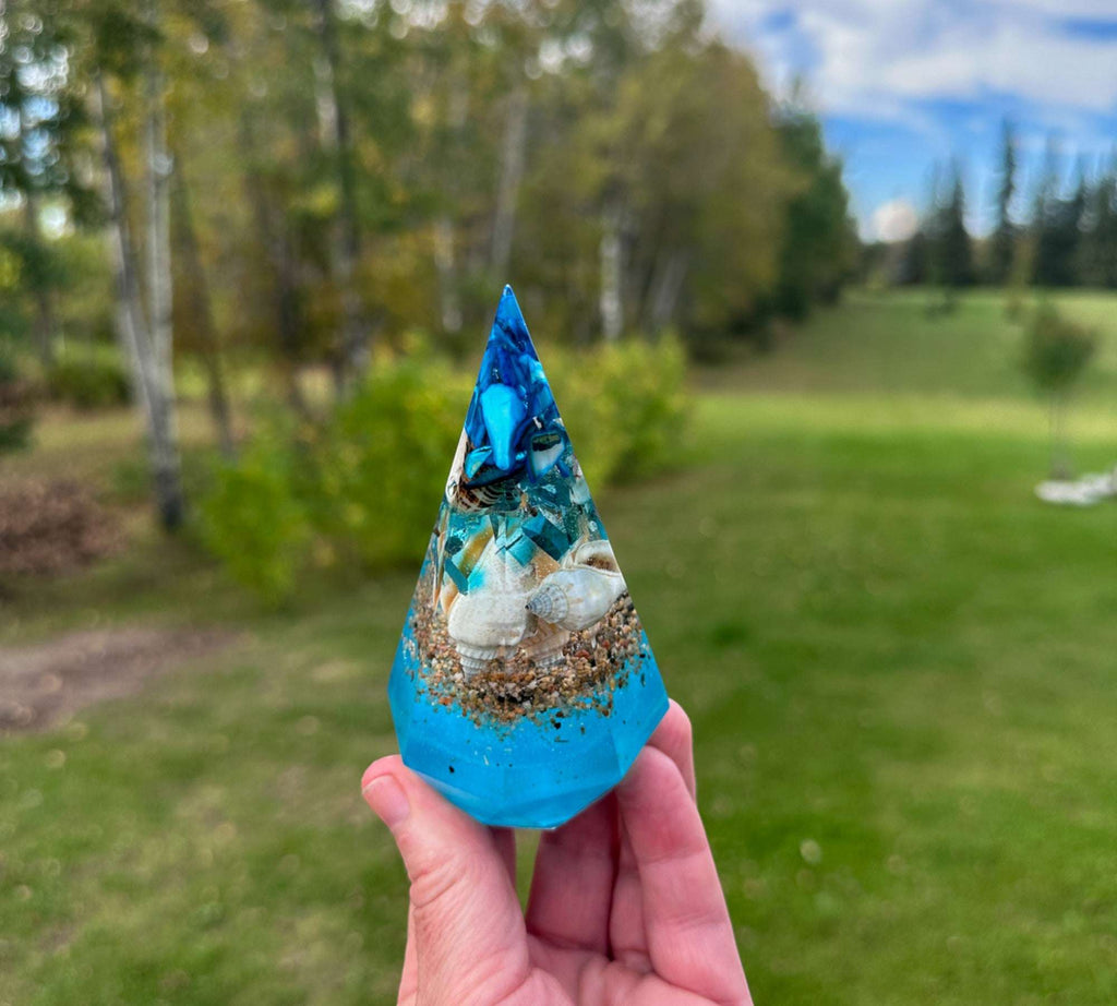 Seaside Treasures Ring Keeper - Handmade Resin Ring Holder