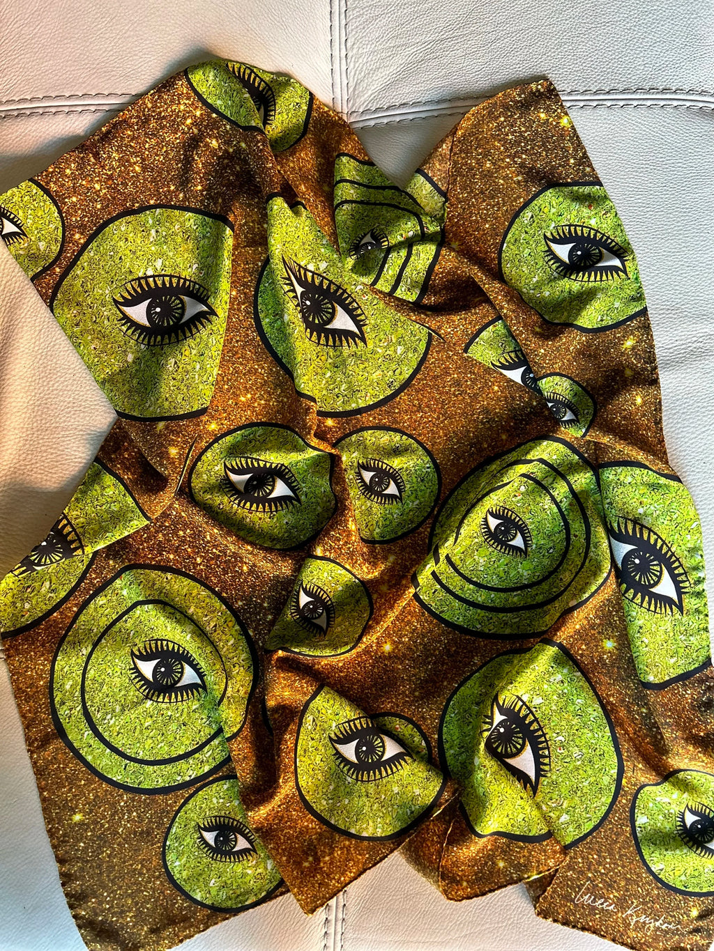 cosmic milky way silk scarf