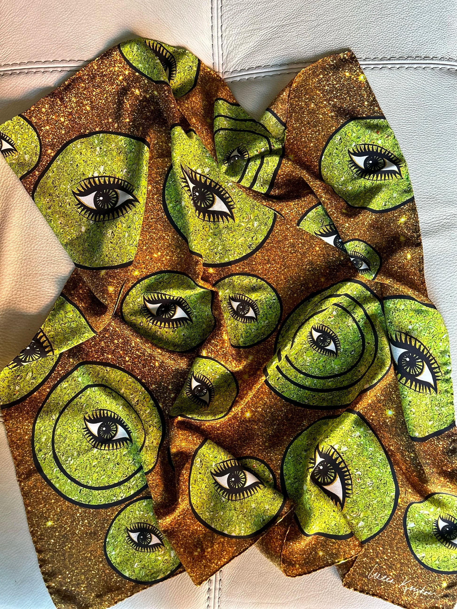 cosmic milky way silk scarf