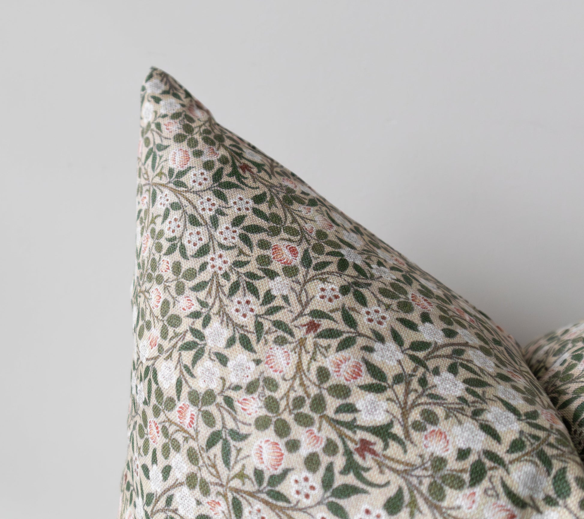 Lily | Neutral Floral Pillow Cover