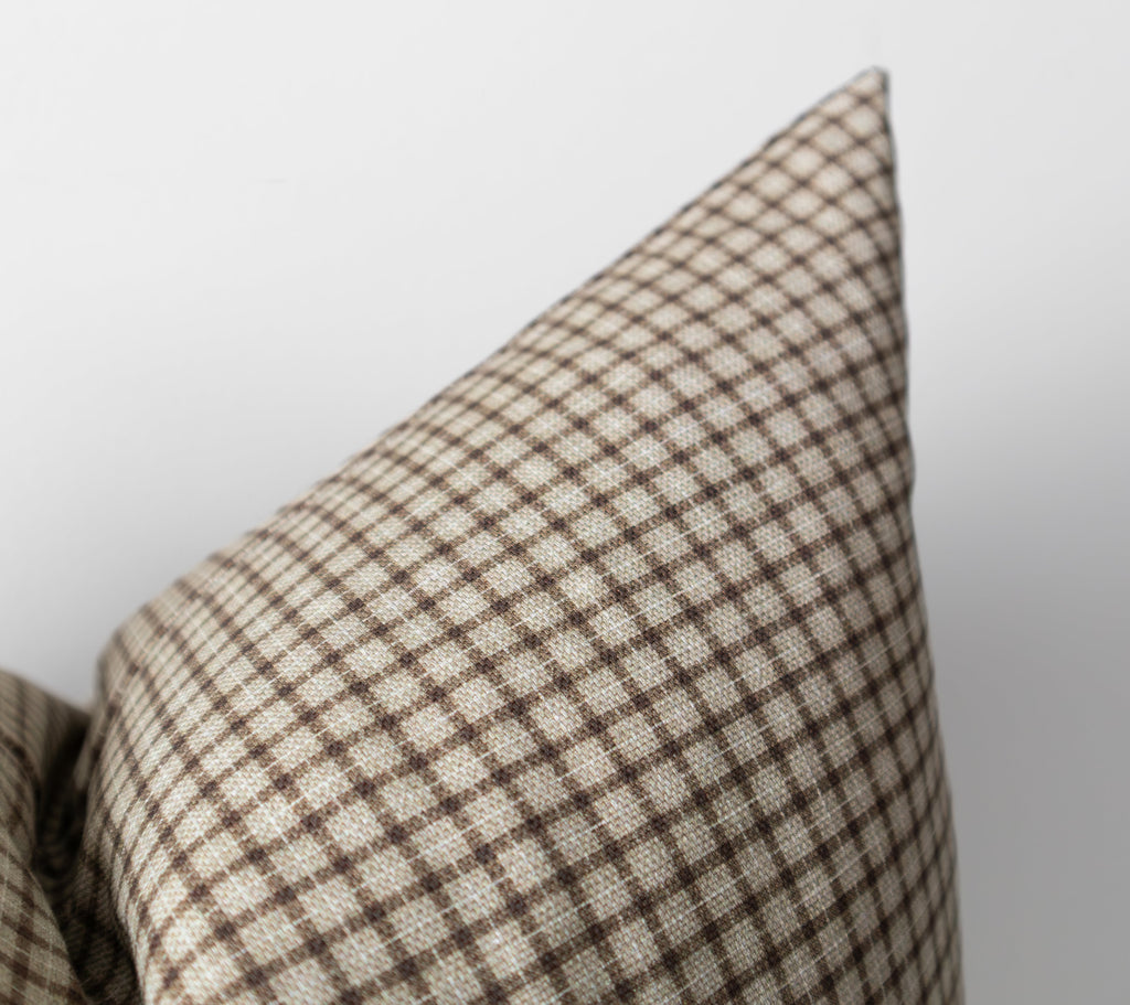 Elliott | Housse de coussin à carreaux 