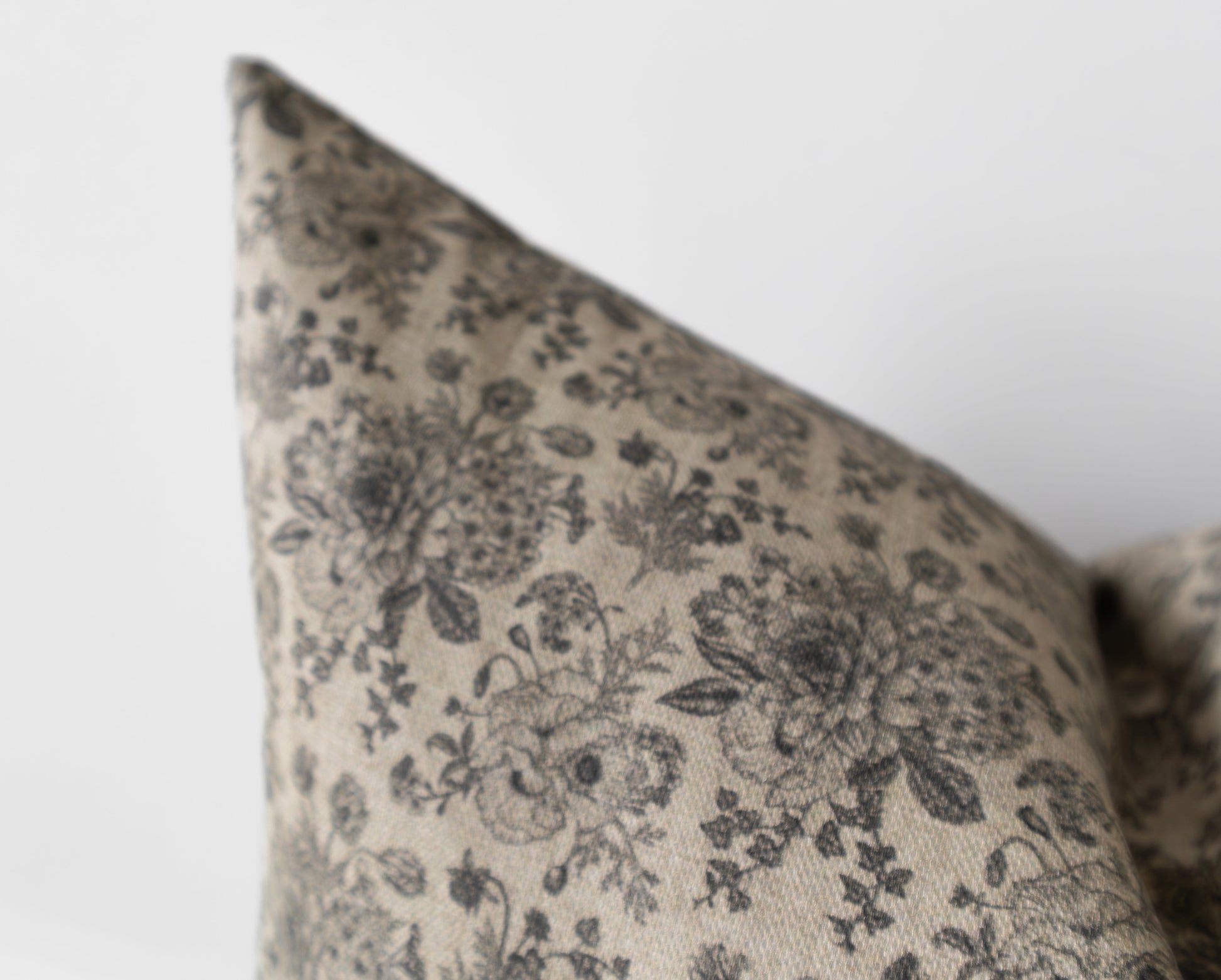 Elizabeth Pillow Cover | Neutral Vintage Style Floral Pillow Cover