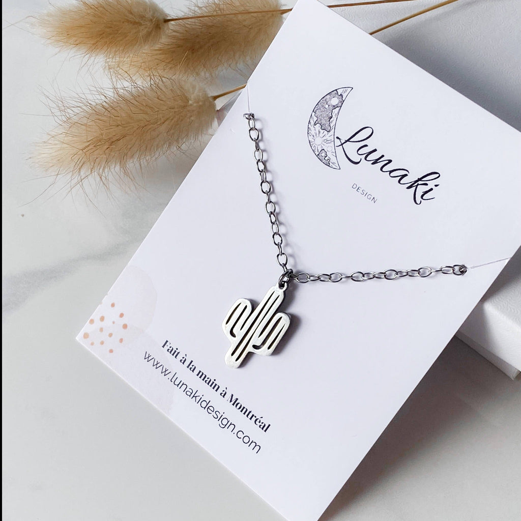 CACTUS | Collier en acier inoxydable