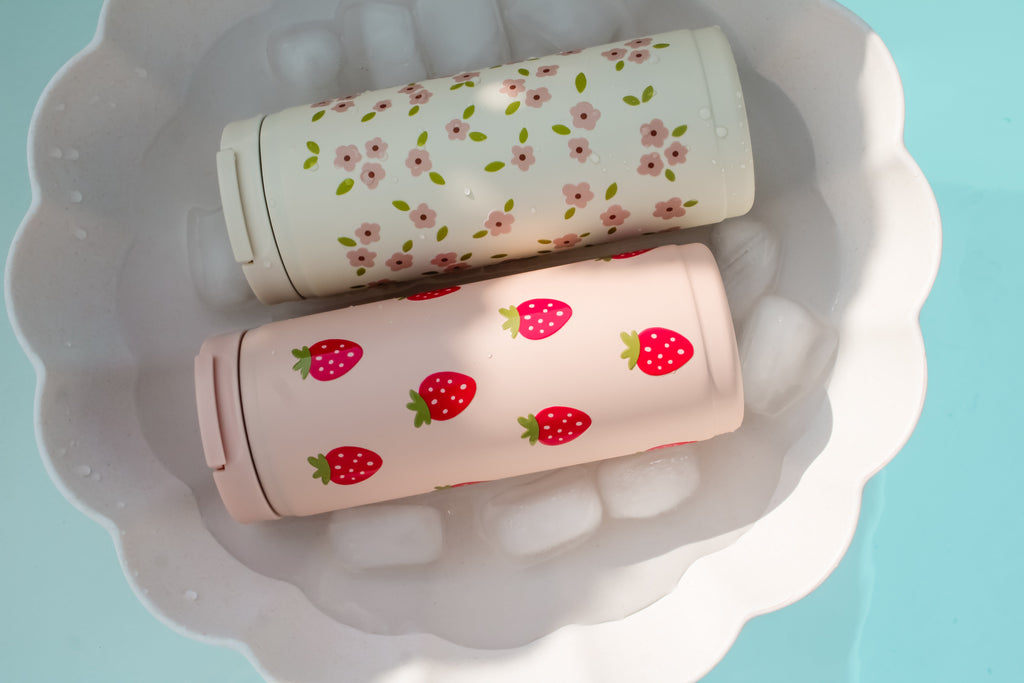 Gobelet isotherme 473 ml (16 oz) - Crème Rose Bloom