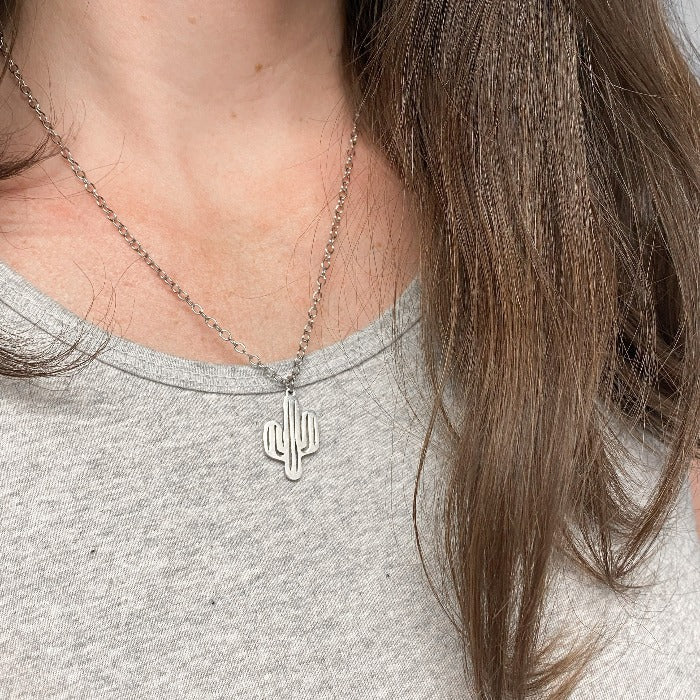 CACTUS | Collier en acier inoxydable