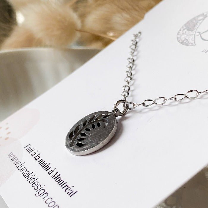 FOUGÈRE | Collier en acier inoxydable