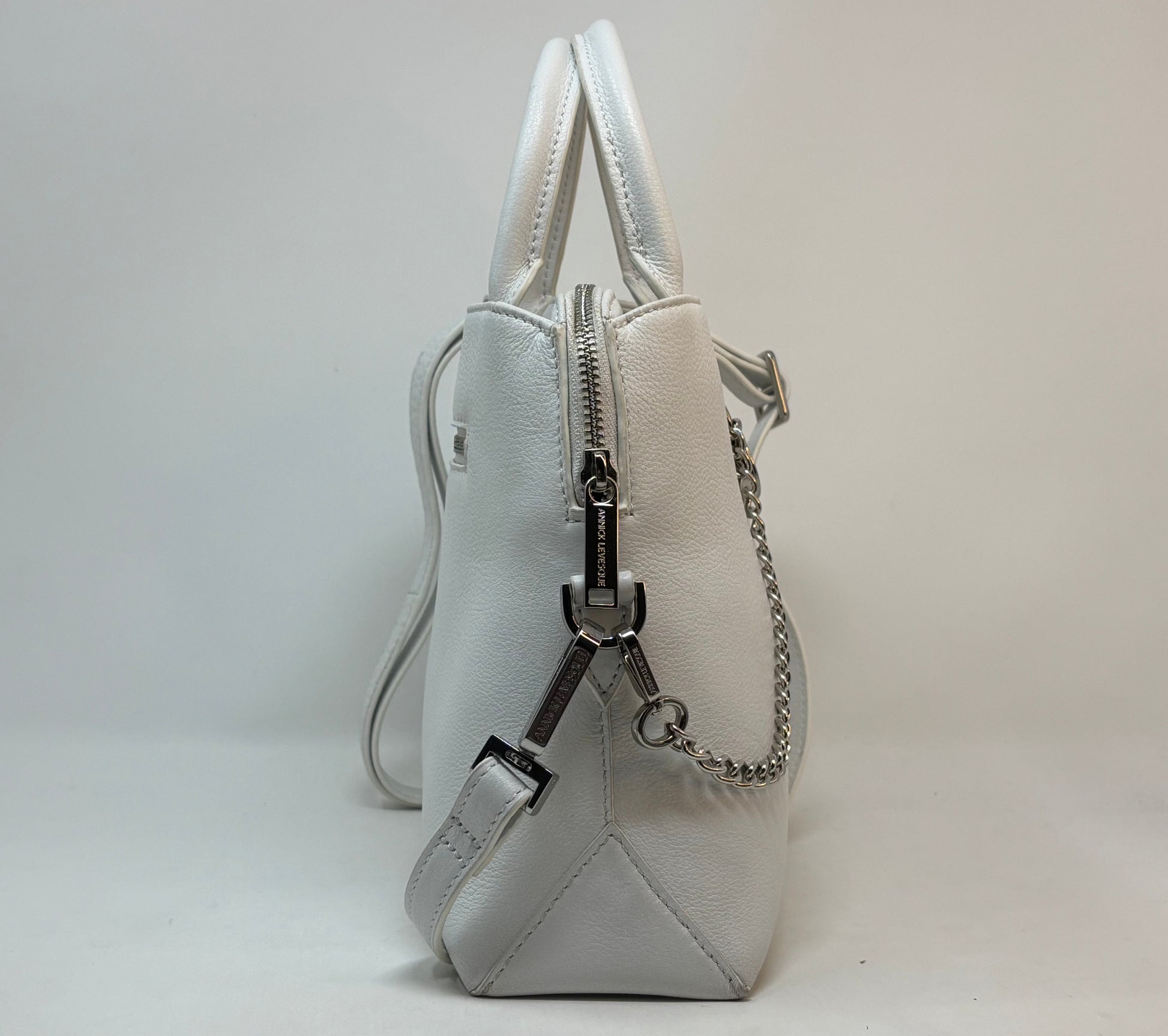 Sac à Main en Cuir Blanc, Miranda