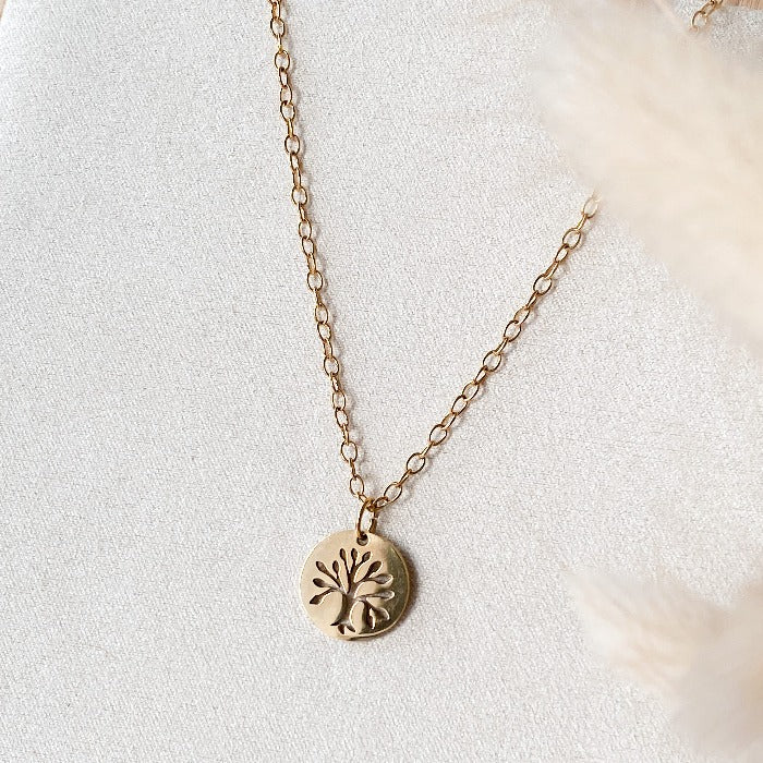 FOREST | Collier en acier inoxydable or