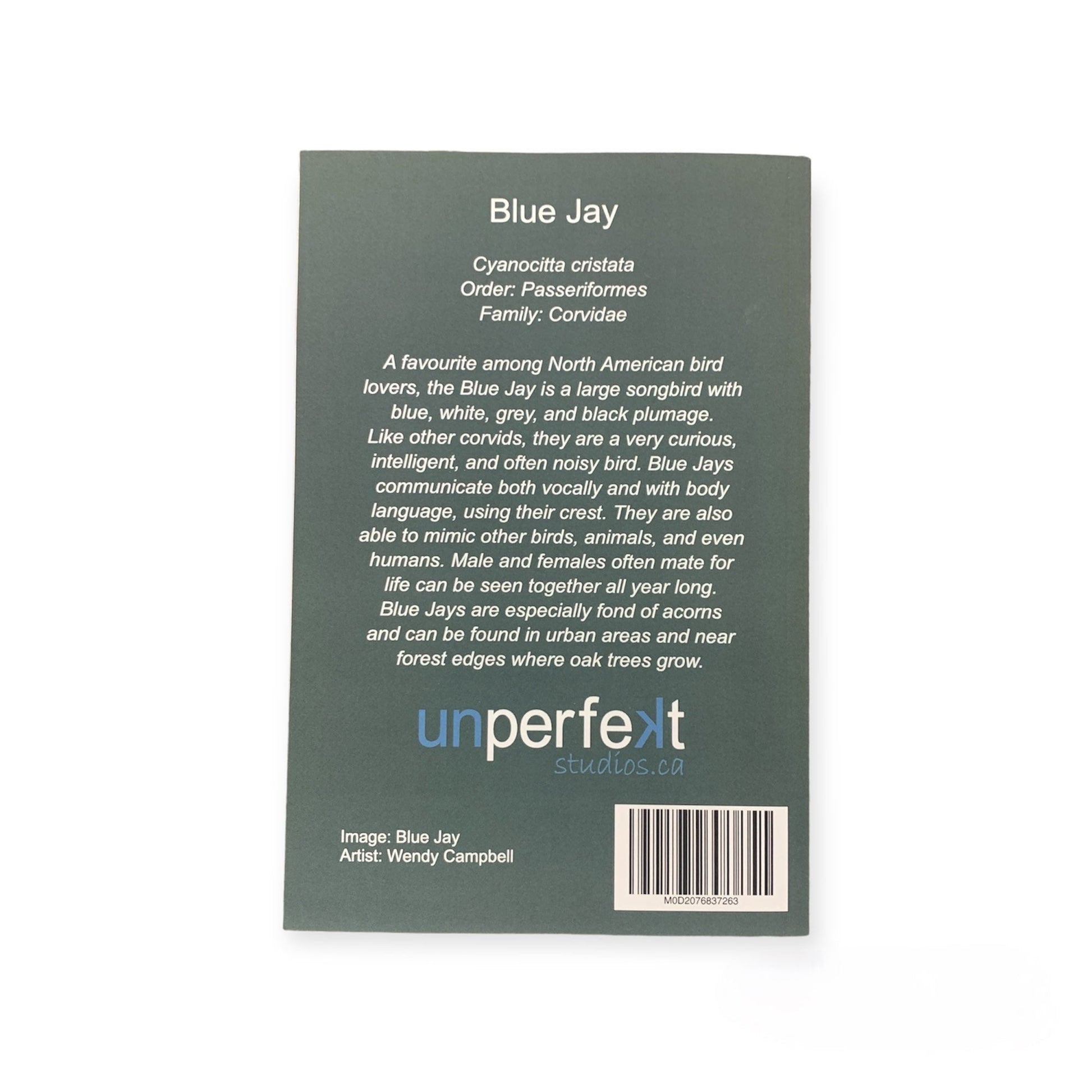 Notebook, Journal - Blue Jay