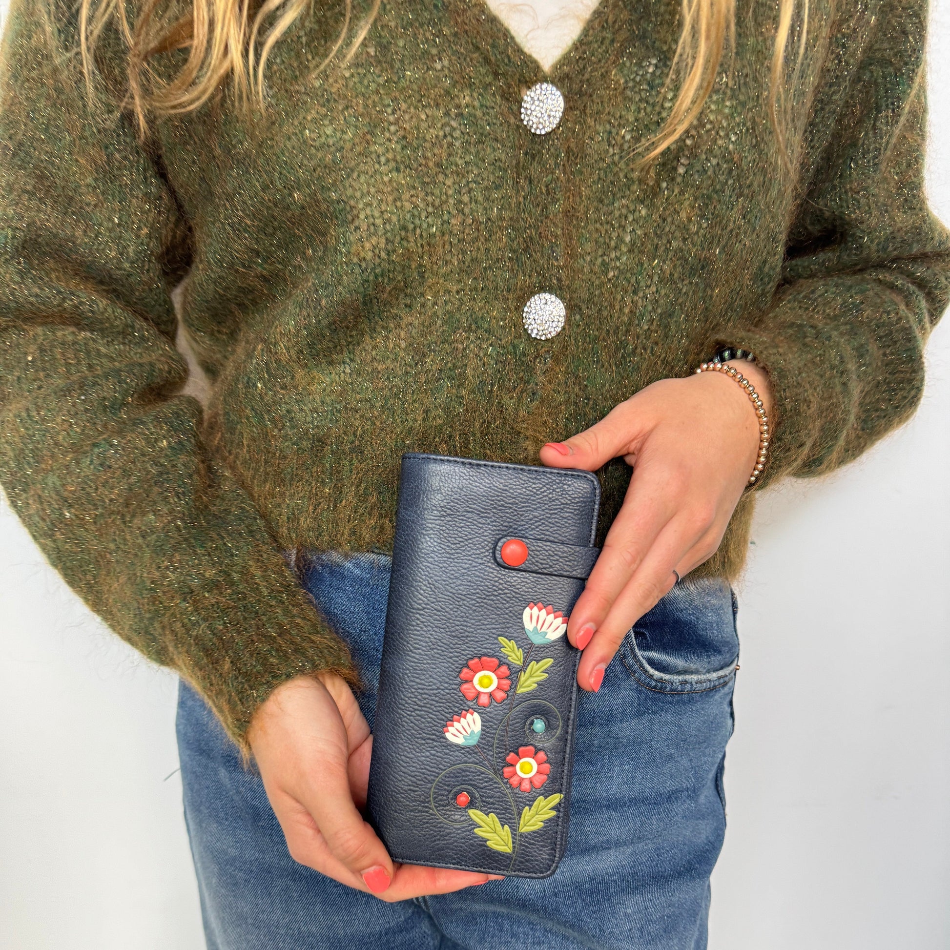 Flora Long Wallet
