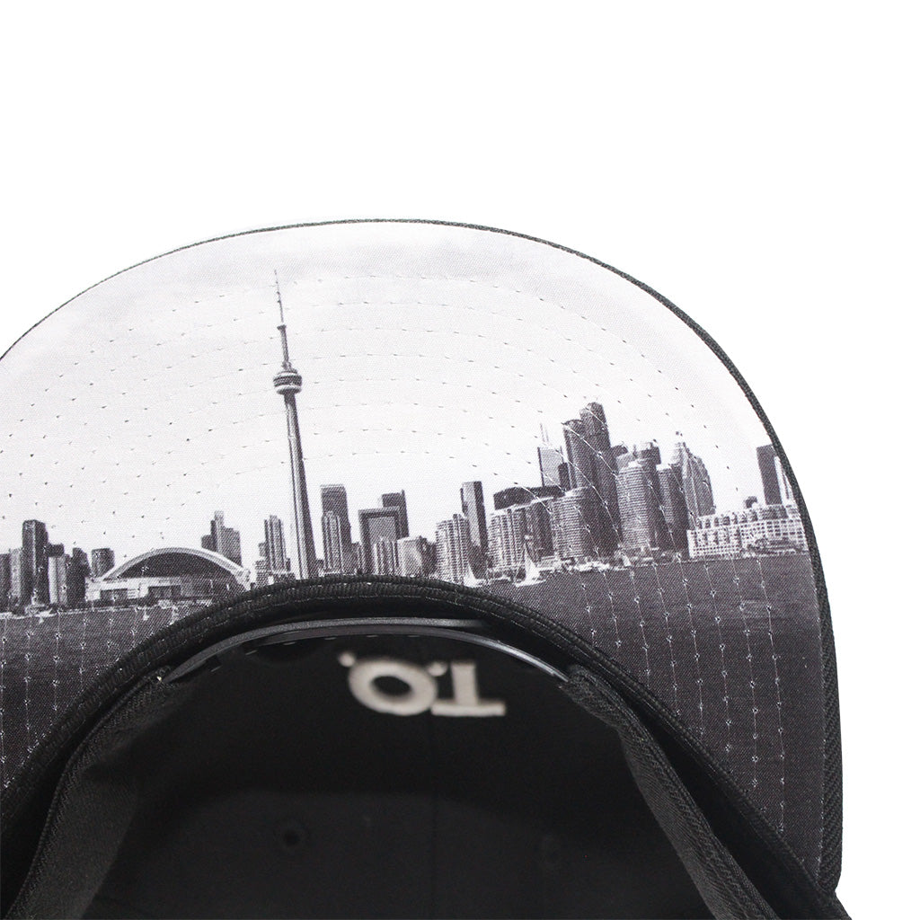 Hustle - T.O. - The Cap Guys TCG / Inspired Exclusives White and Black Snapback Cap