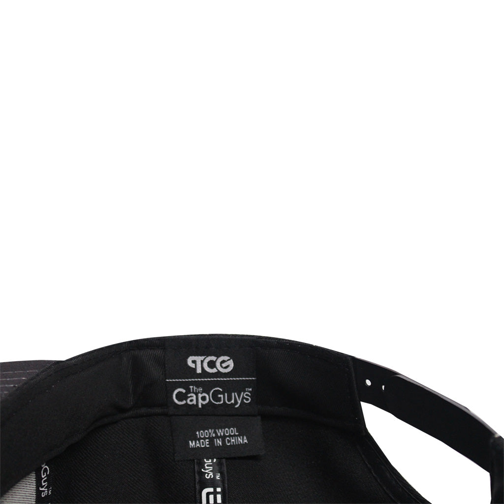 Hustle - T.O. - The Cap Guys TCG / Inspired Exclusives White and Black Snapback Cap