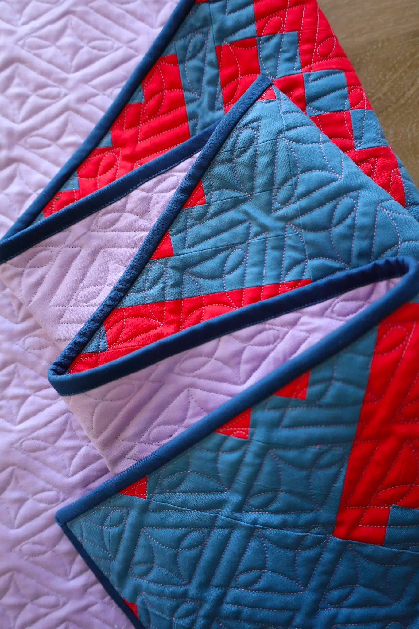 Knitted Star Quilt Kit - Kona Crush Version