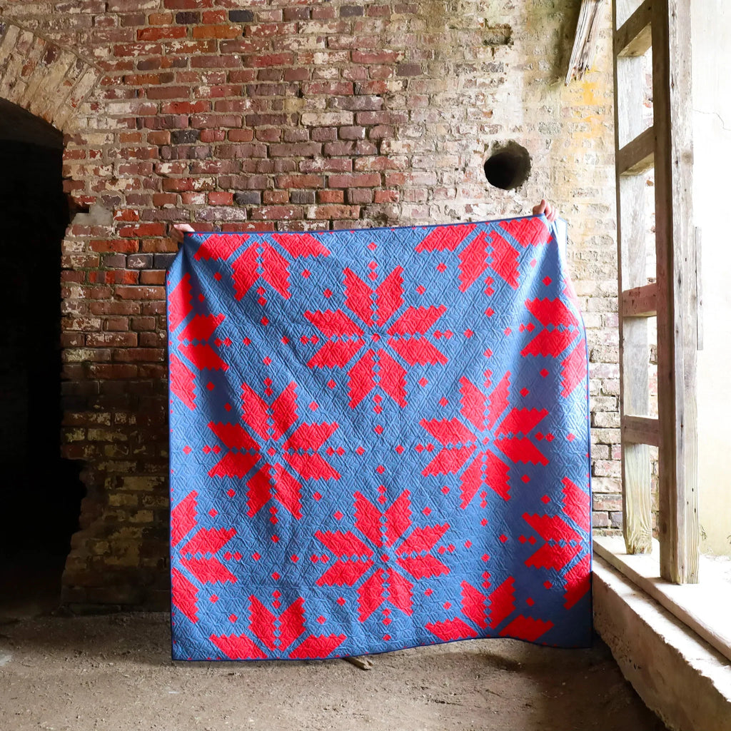 Kit de courtepointe en tricot étoile – Version Kona Crush