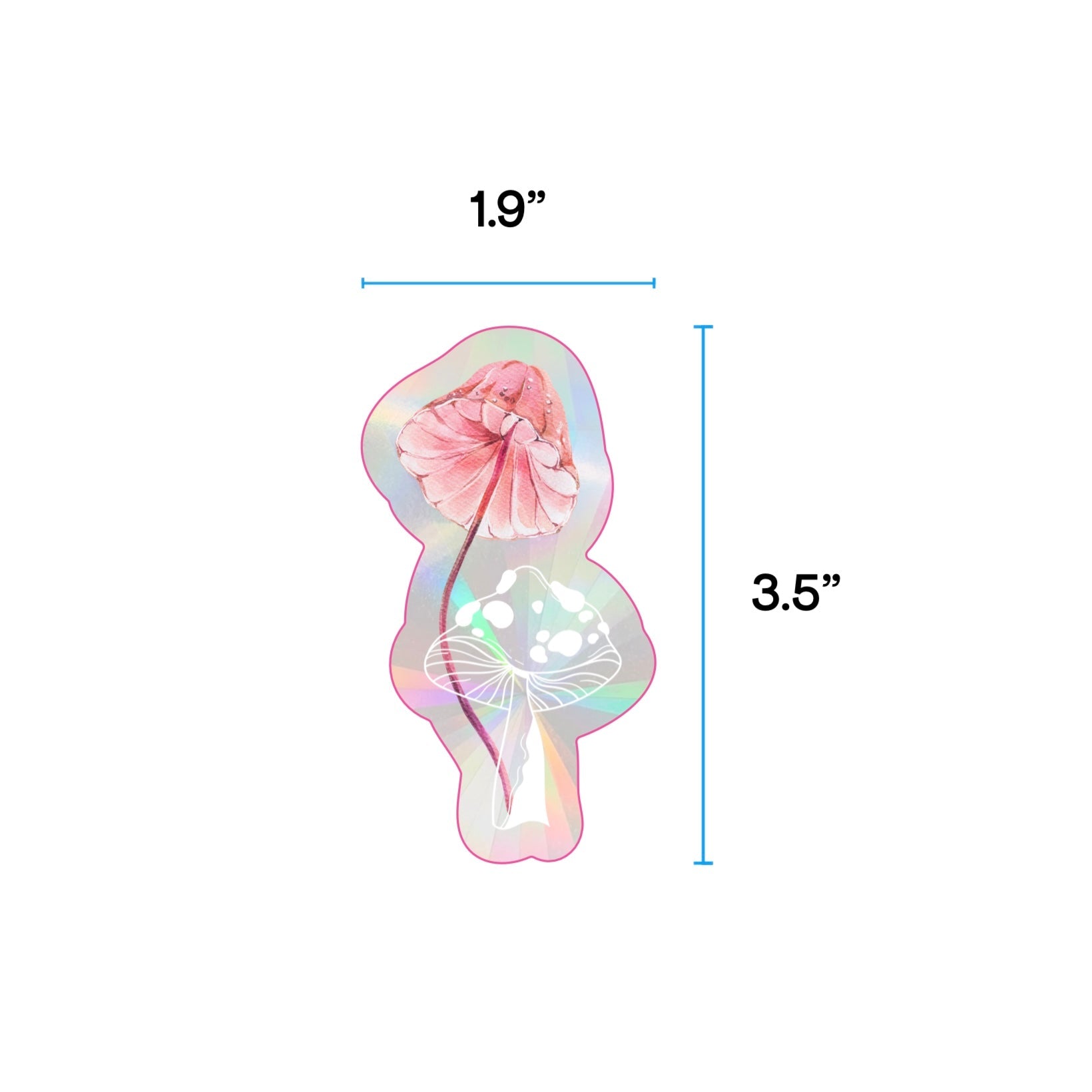 Sticker Set: Watercolour Toadstools