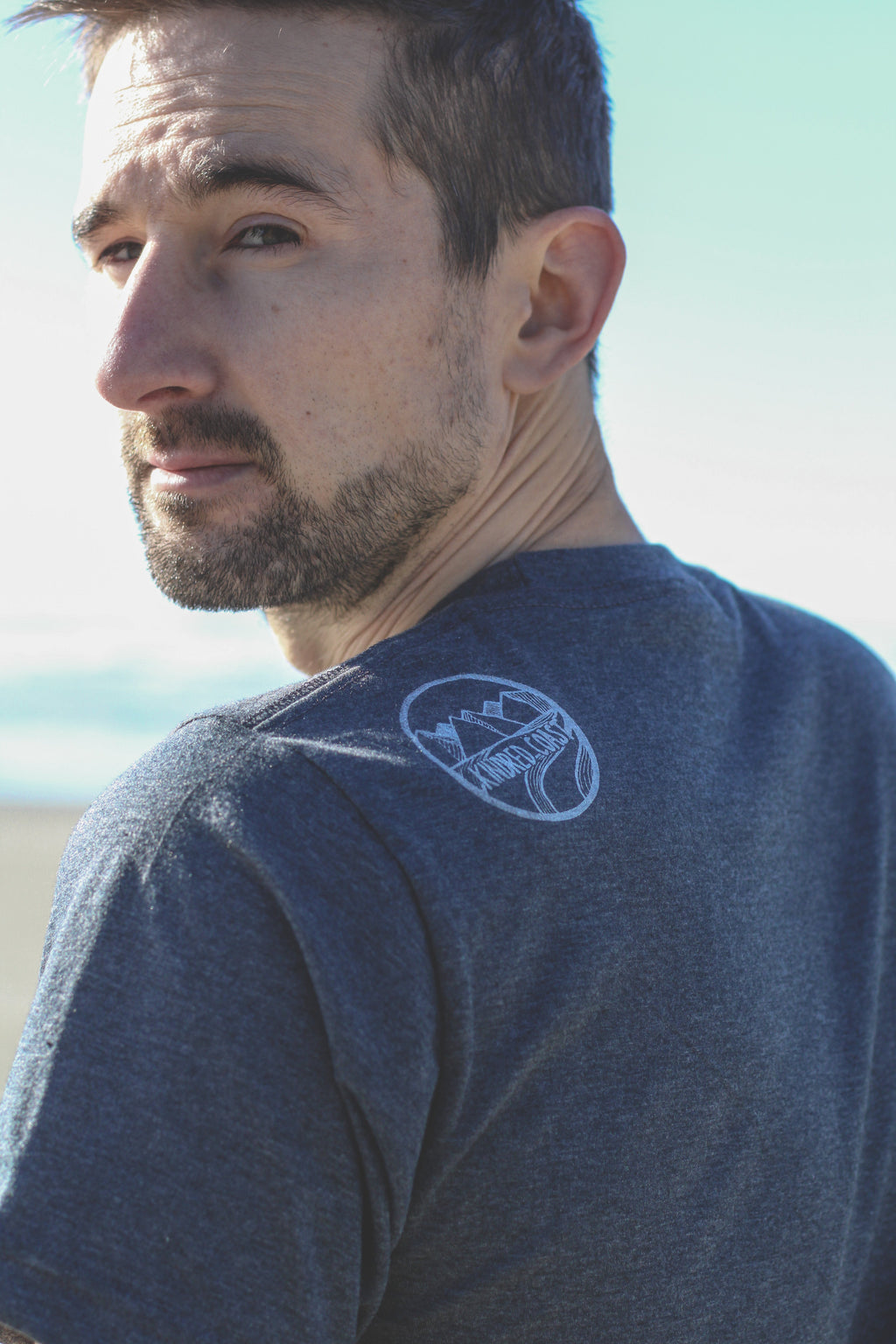 NICE HUMAN - Unisex Eco Tee - Heather Charcoal