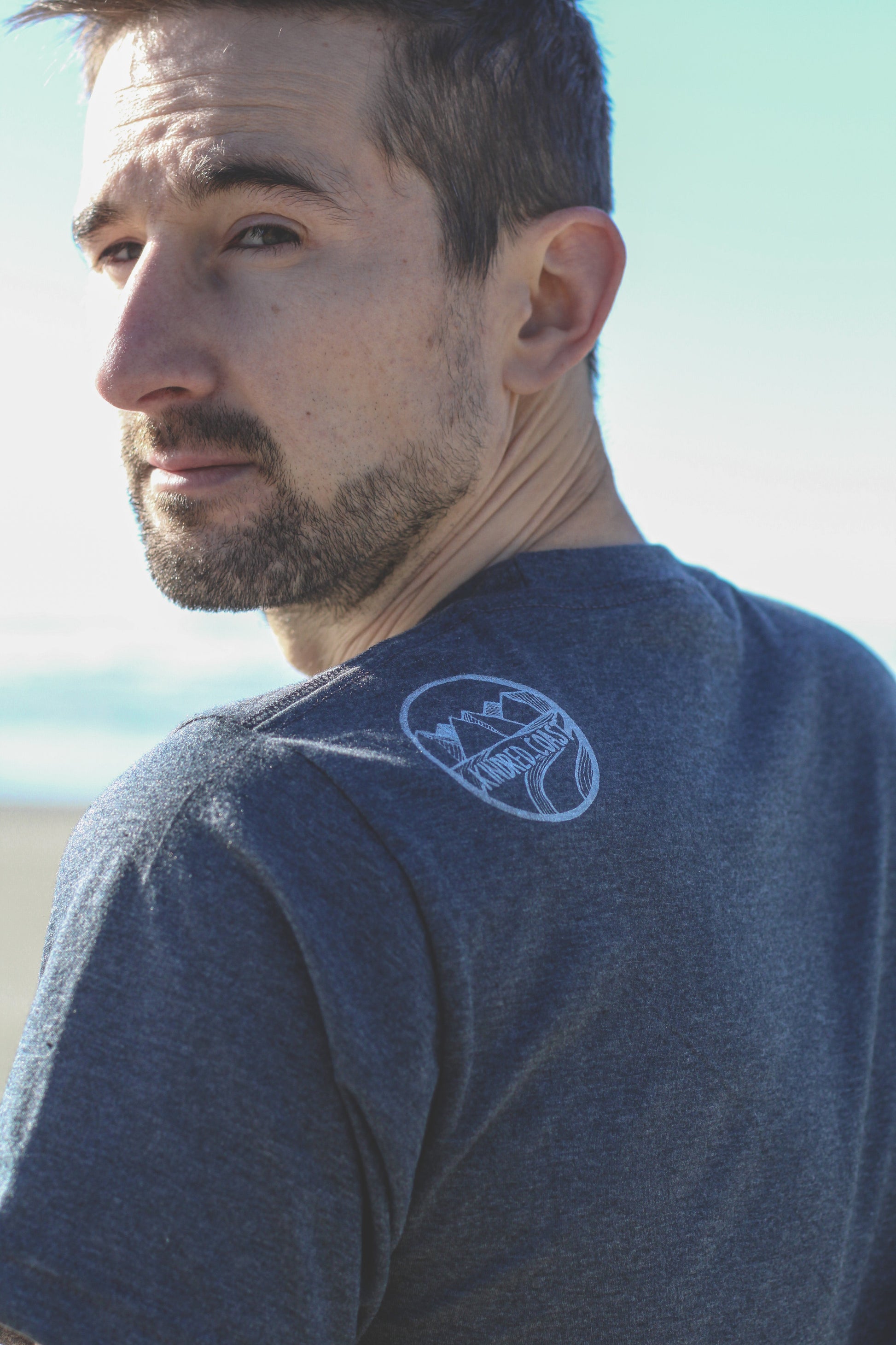 NICE HUMAN - Unisex Eco Tee - Heather Charcoal