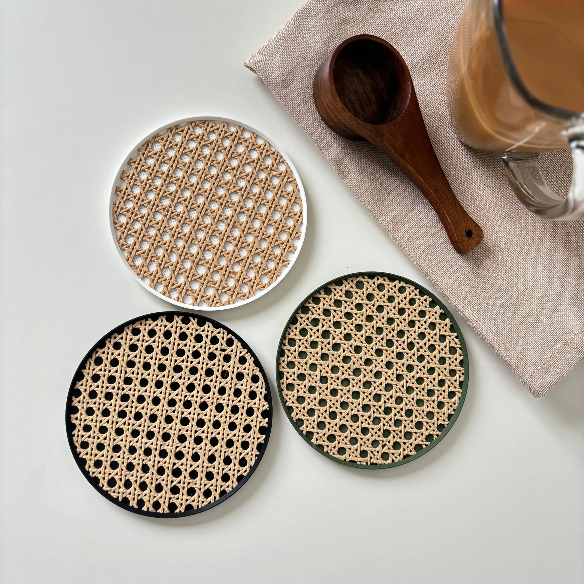 COZI Rattan Coaster (Set of 4)