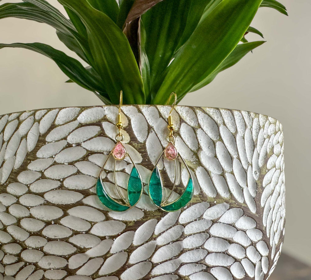 Spring Blossom Tulip Earrings: Handcrafted Floral Accessories