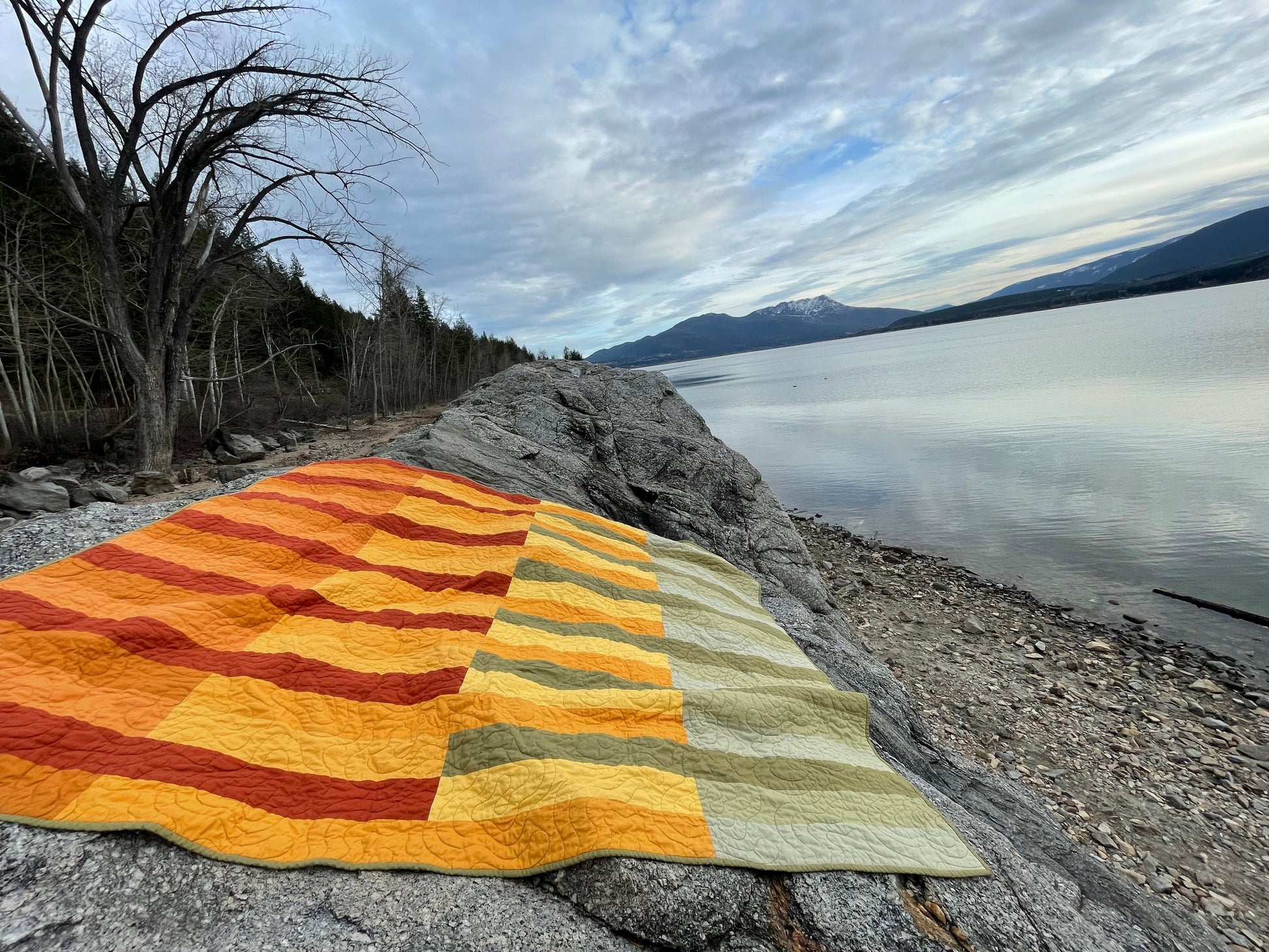 Kit de courtepointe Birch Point - version Graydon