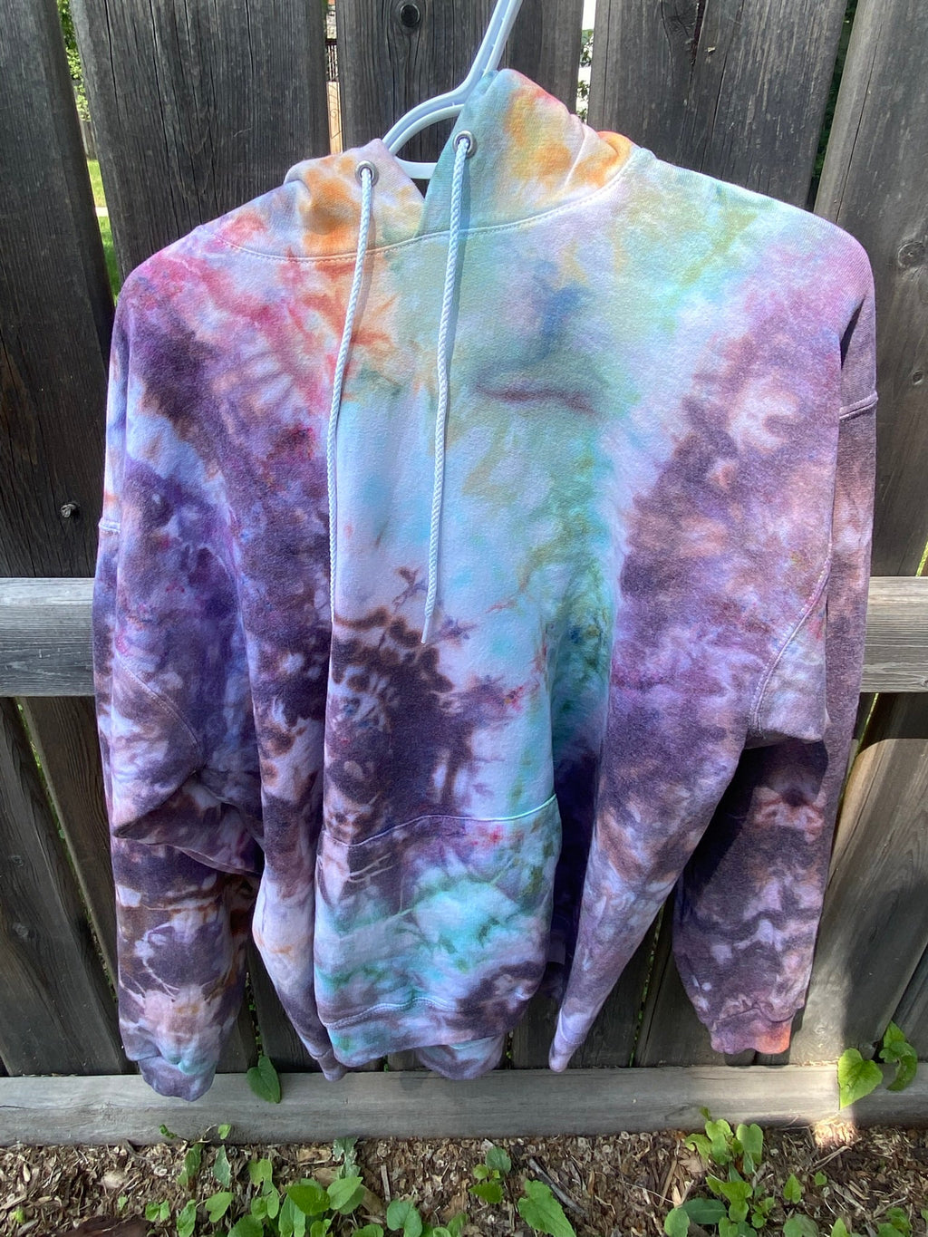 Sweat à capuche tie-dye - Taille L pour homme