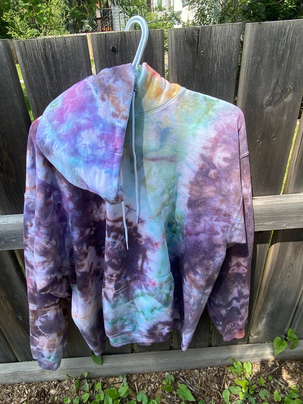 Sweat à capuche tie-dye - Taille L pour homme