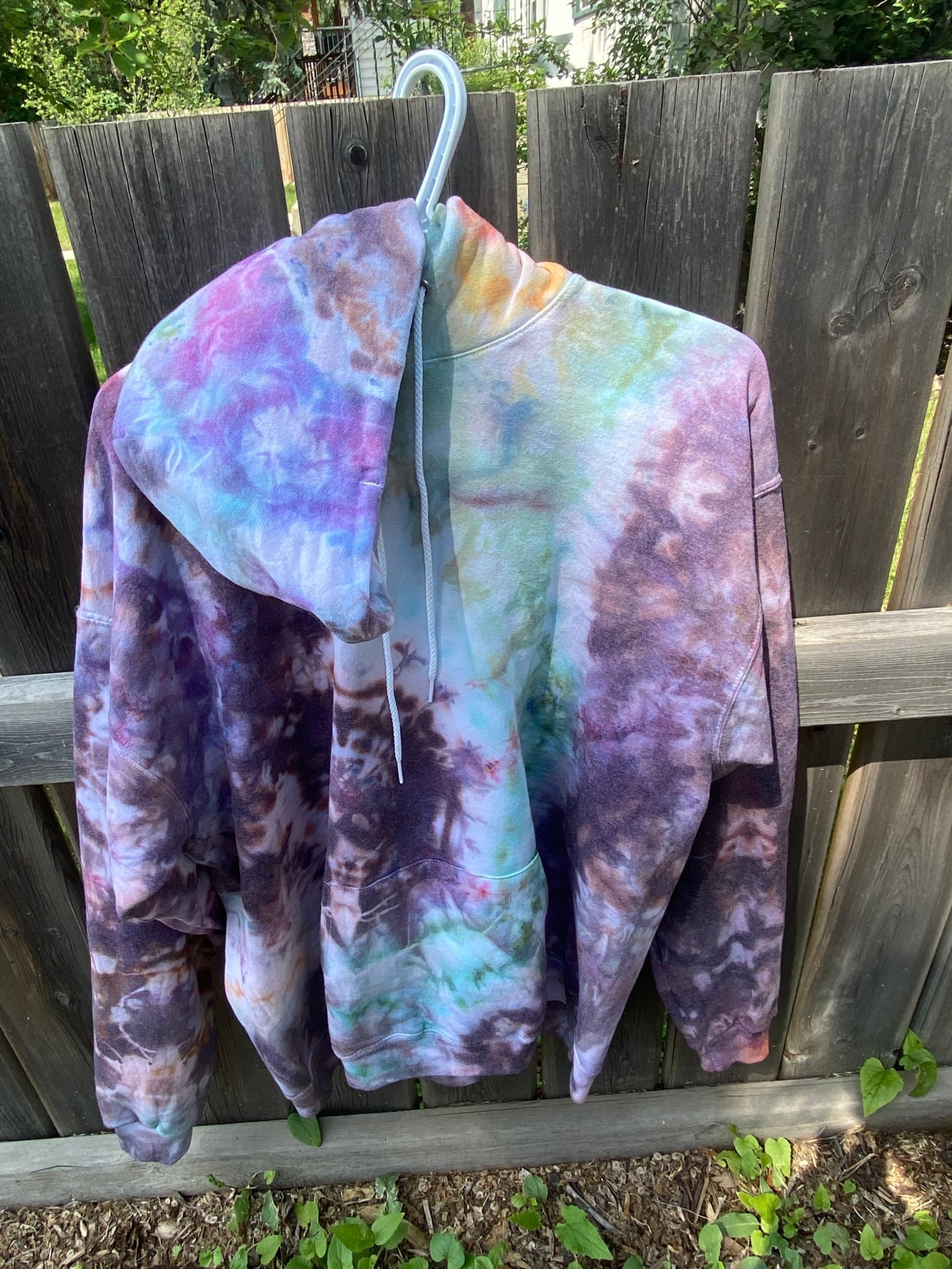 Tie Dyed Hoodie - Men's Large
