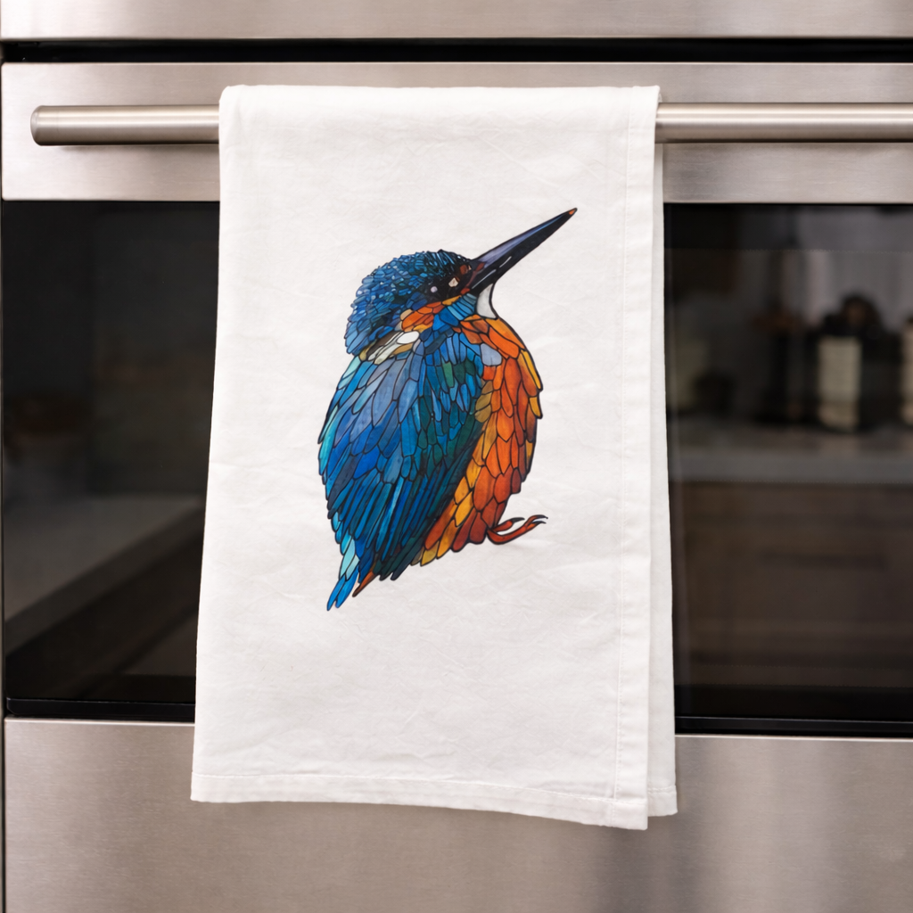 Torchon en toile de jute - 100 % coton biologique - Kingfisher