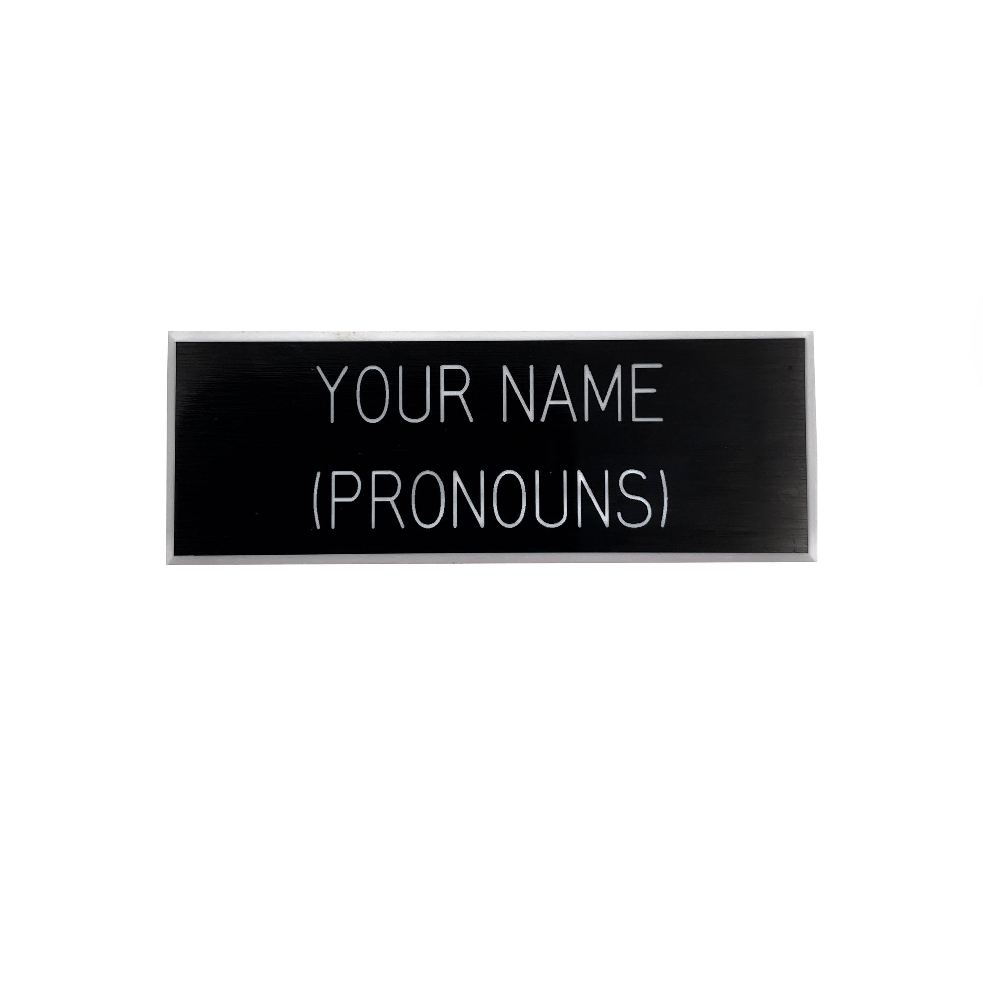 Custom Engraved 2 Lined Pin