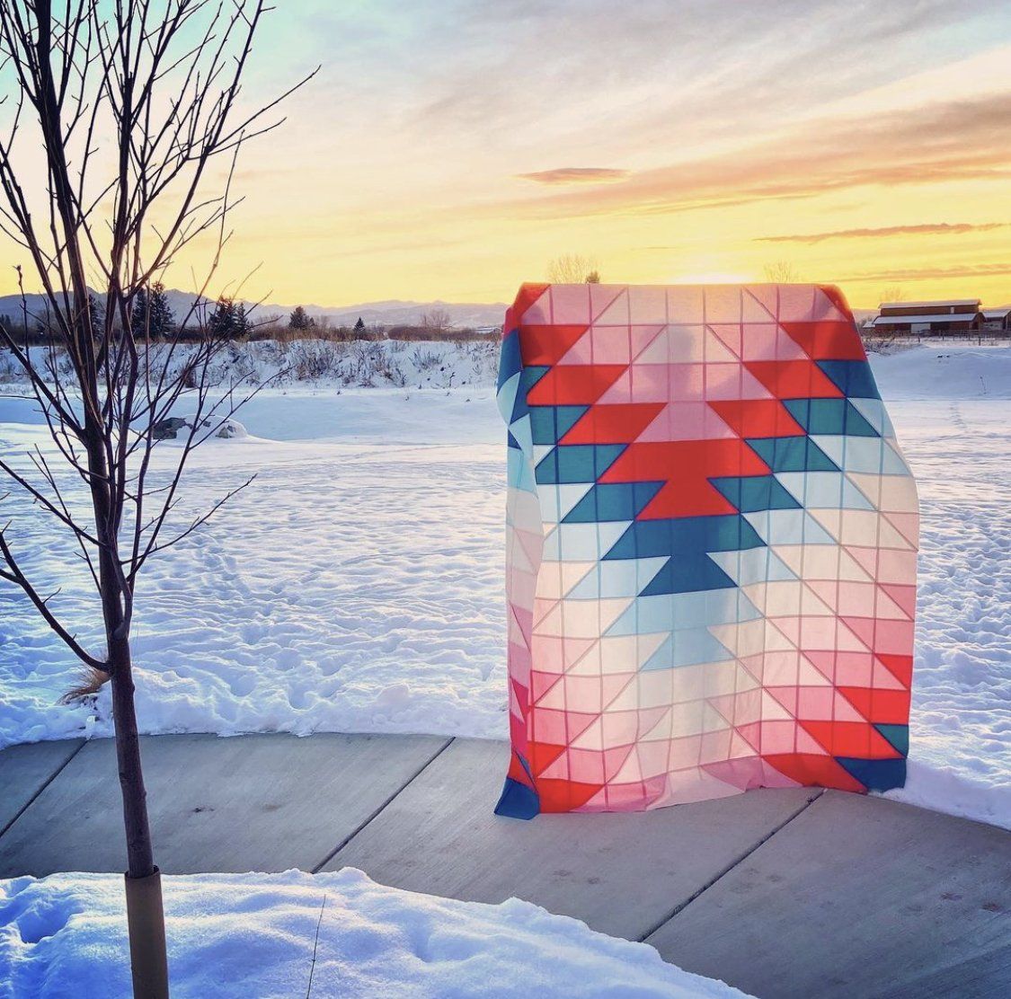 Kit de courtepointe Echo - Version Sunrise