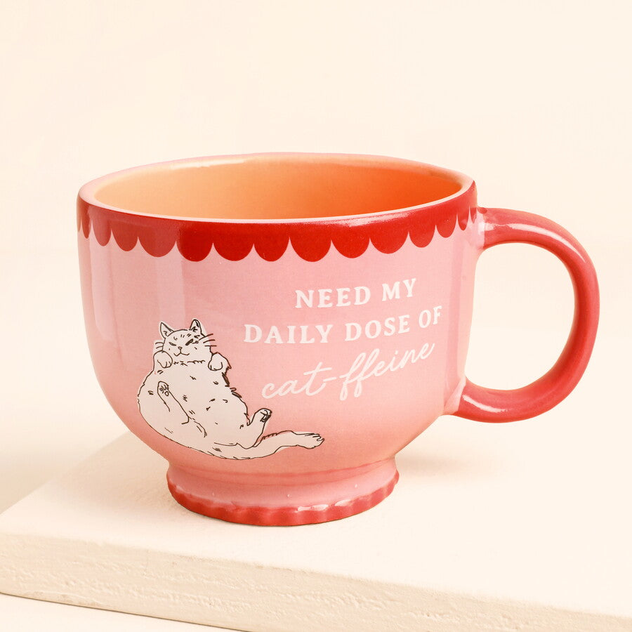 Ceramic Mug Daily Dose of Cat-ffeine