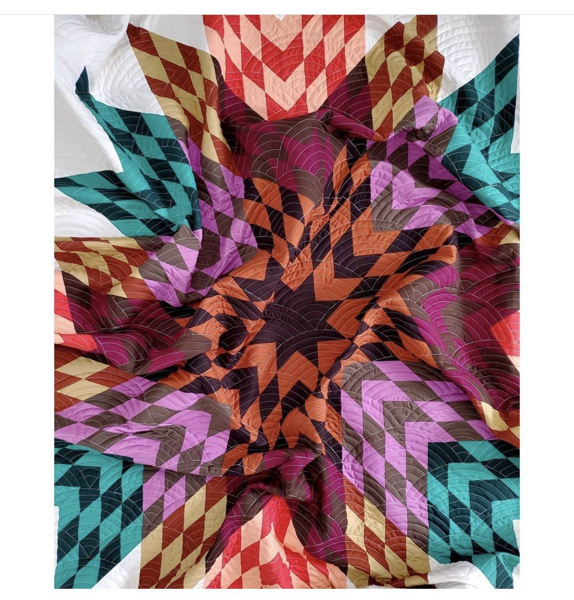 Kit de courtepointe Big Sky Star - Version Kona