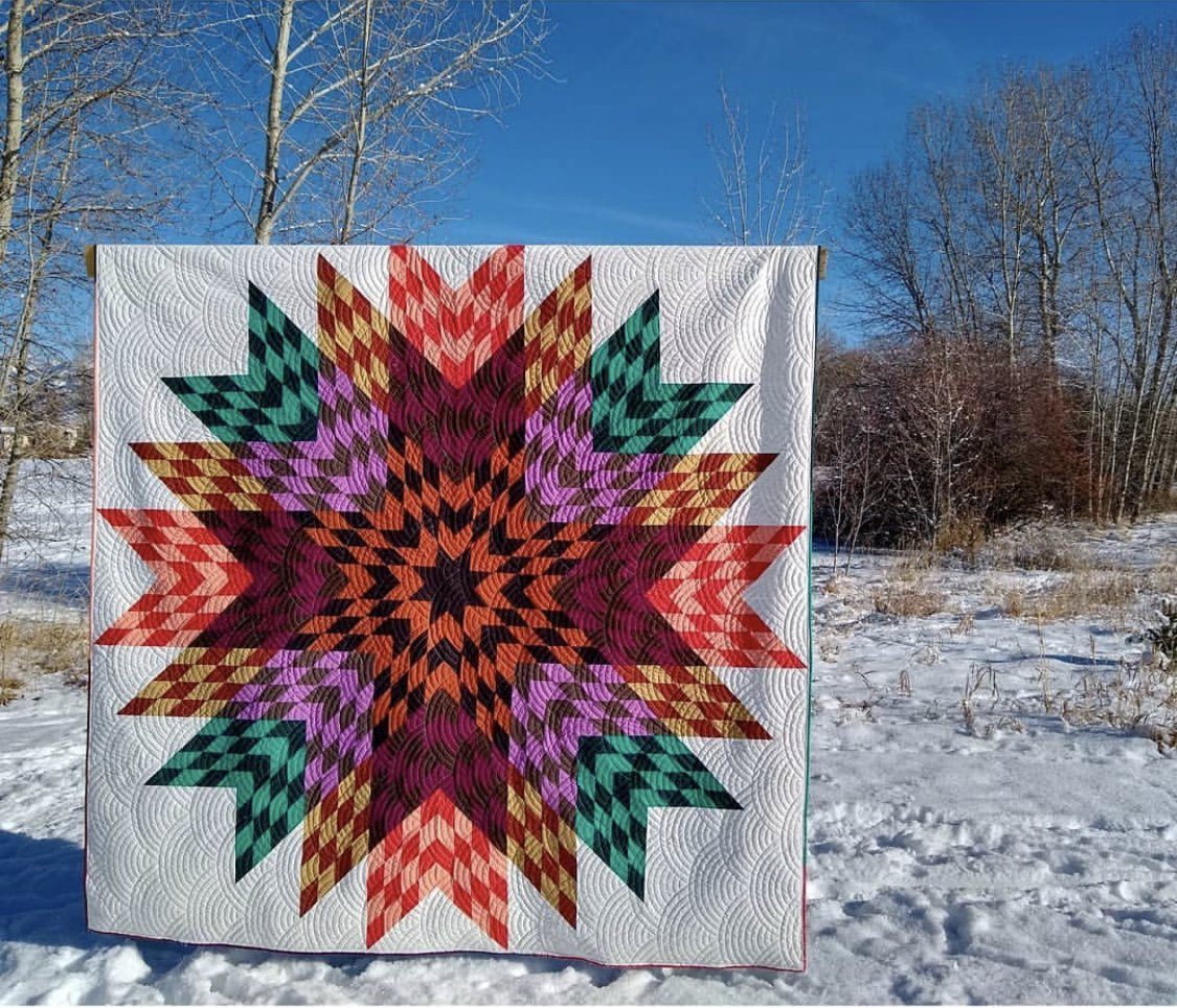 Kit de courtepointe Big Sky Star - Version Kona