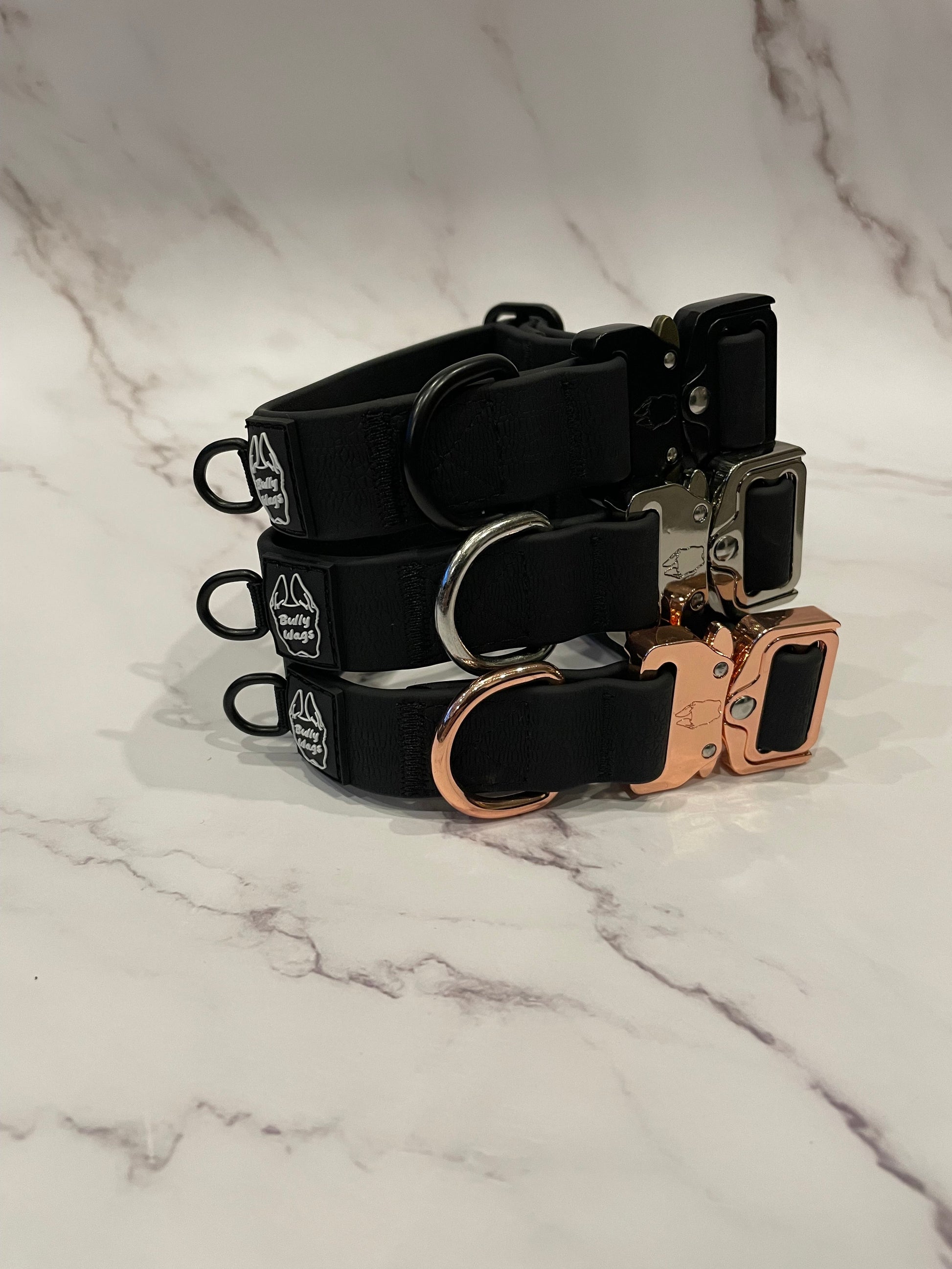 Collier pour chien en PVC imperméable de 1 pouce