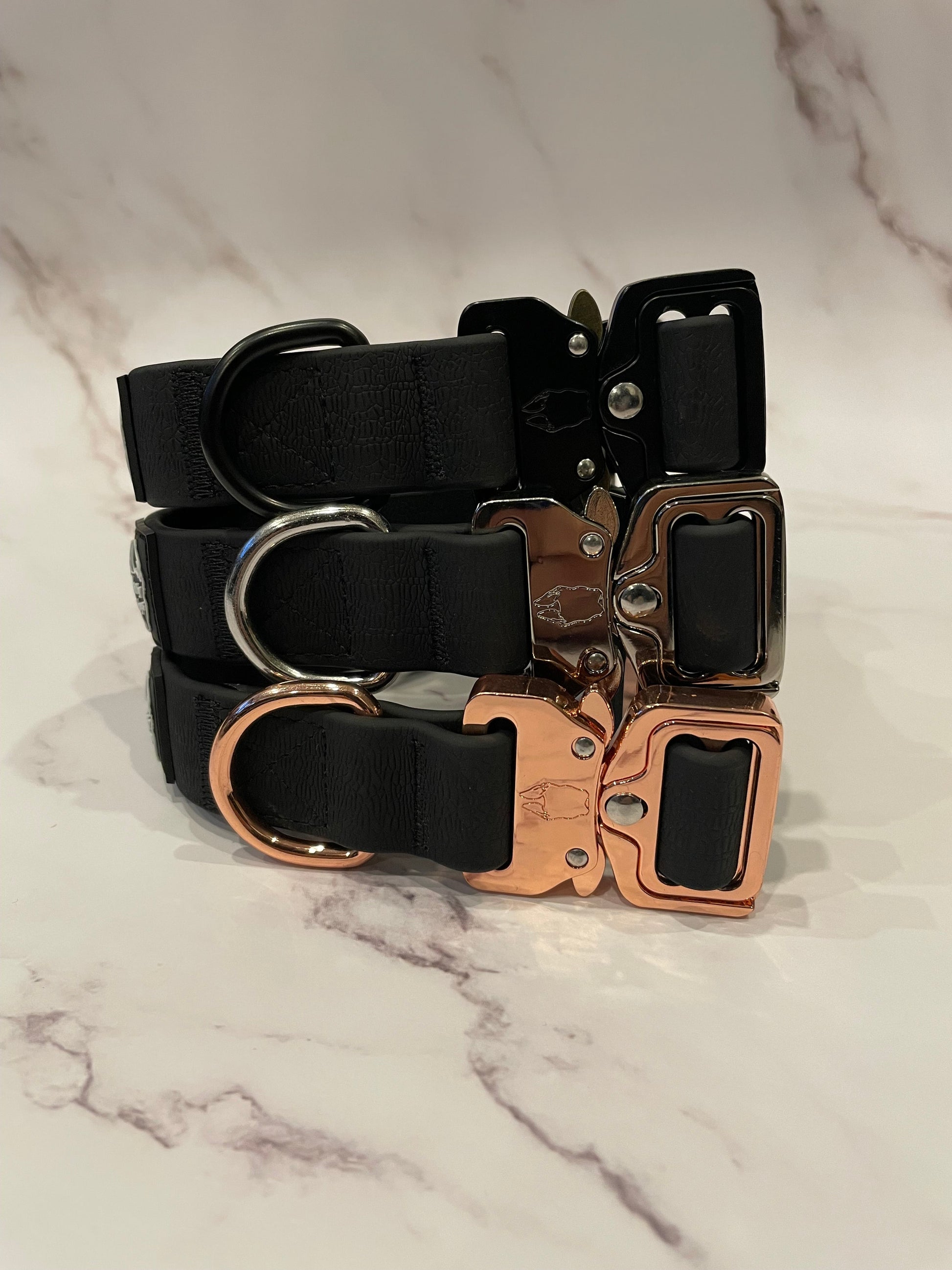 Collier pour chien en PVC imperméable de 1 pouce