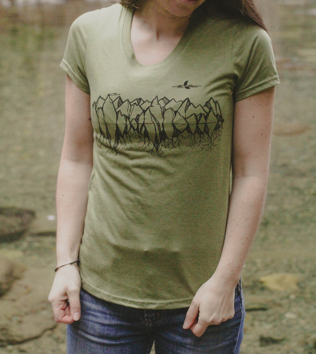 MOUNTAIN ROOTS - T-shirt écoresponsable pour femme