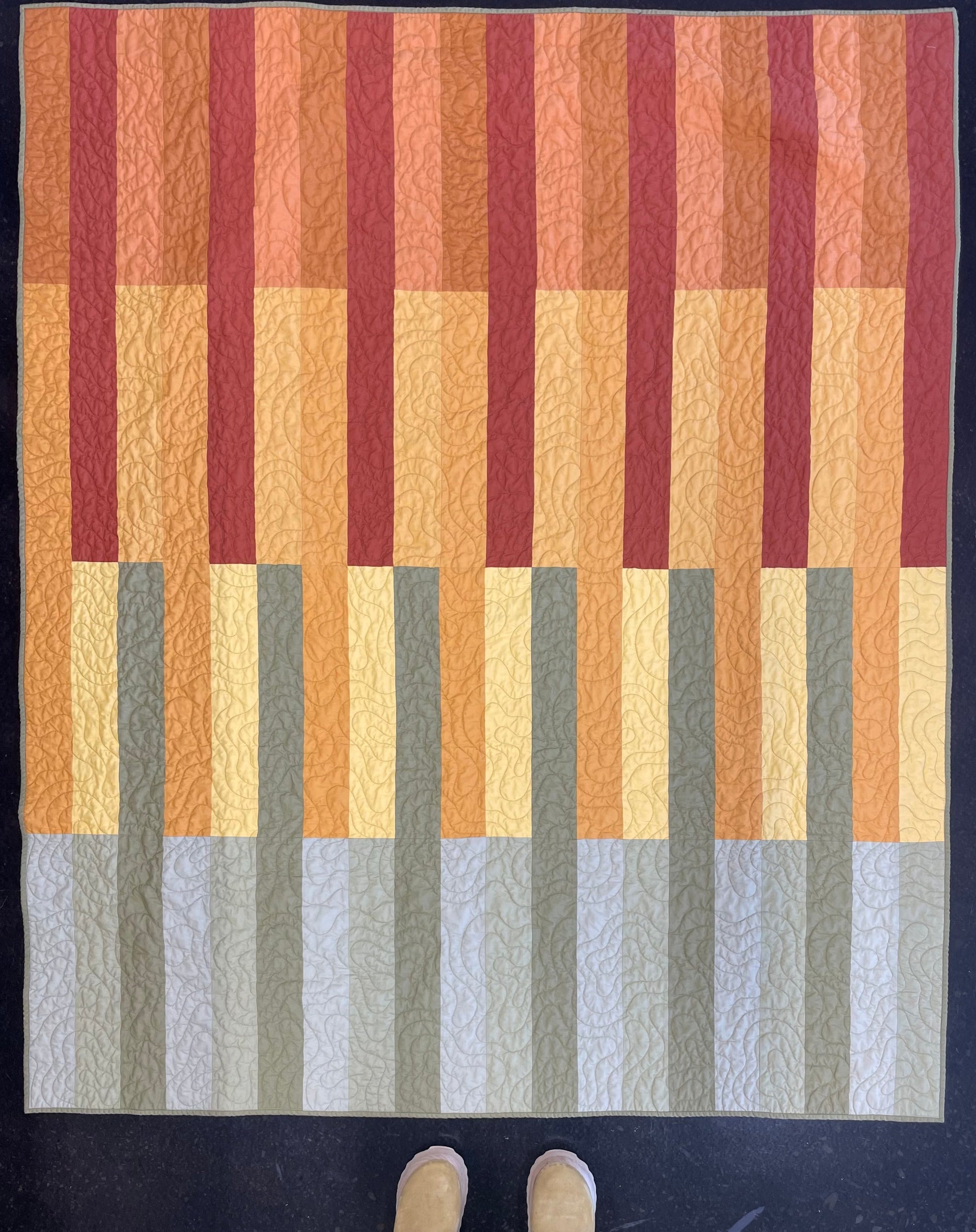 Kit de courtepointe Birch Point - version Graydon