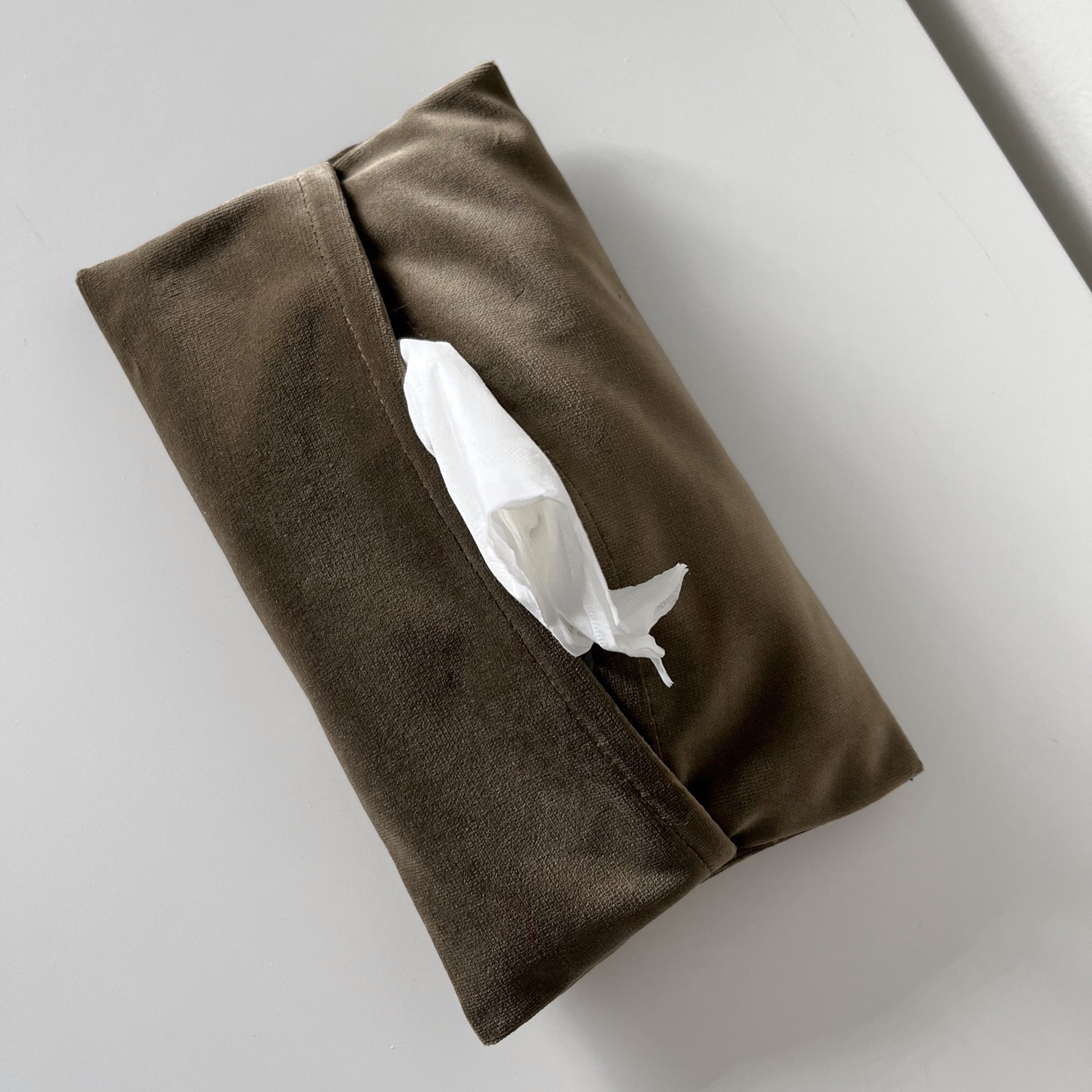 Porte-mouchoirs en tissu | Olive 
