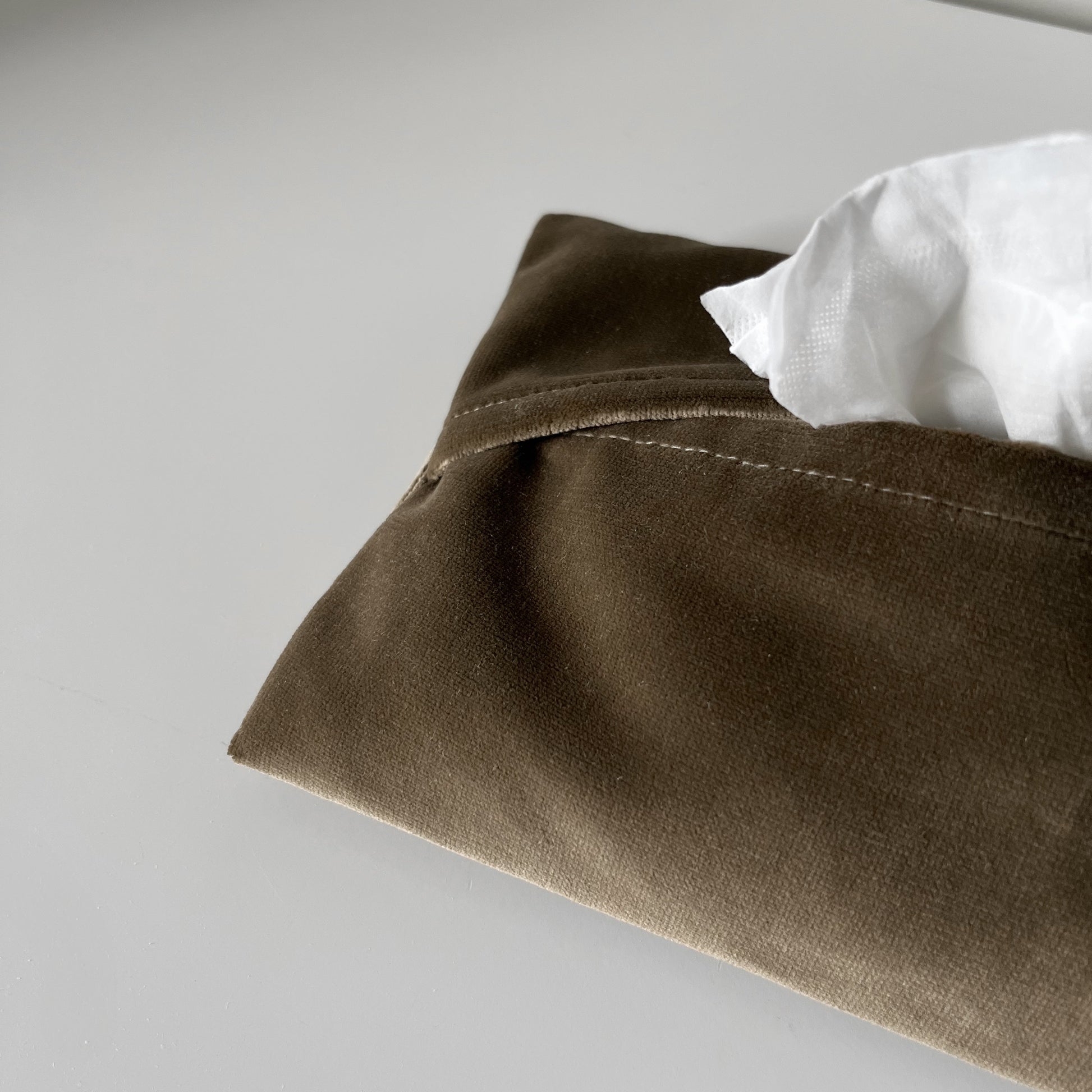 Porte-mouchoirs en tissu | Olive 