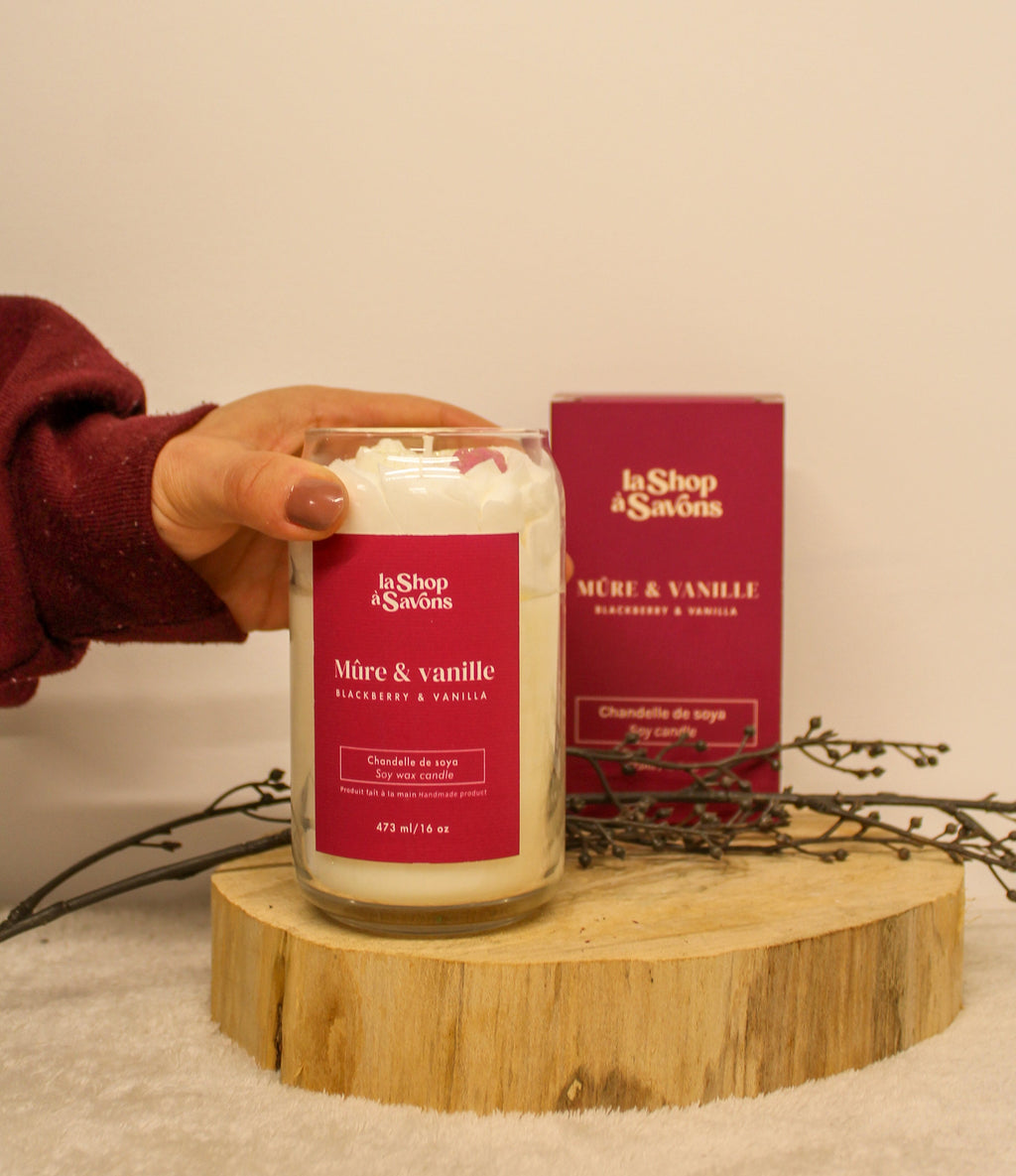 16 oz Soy Candle - Blackberry & Vanilla