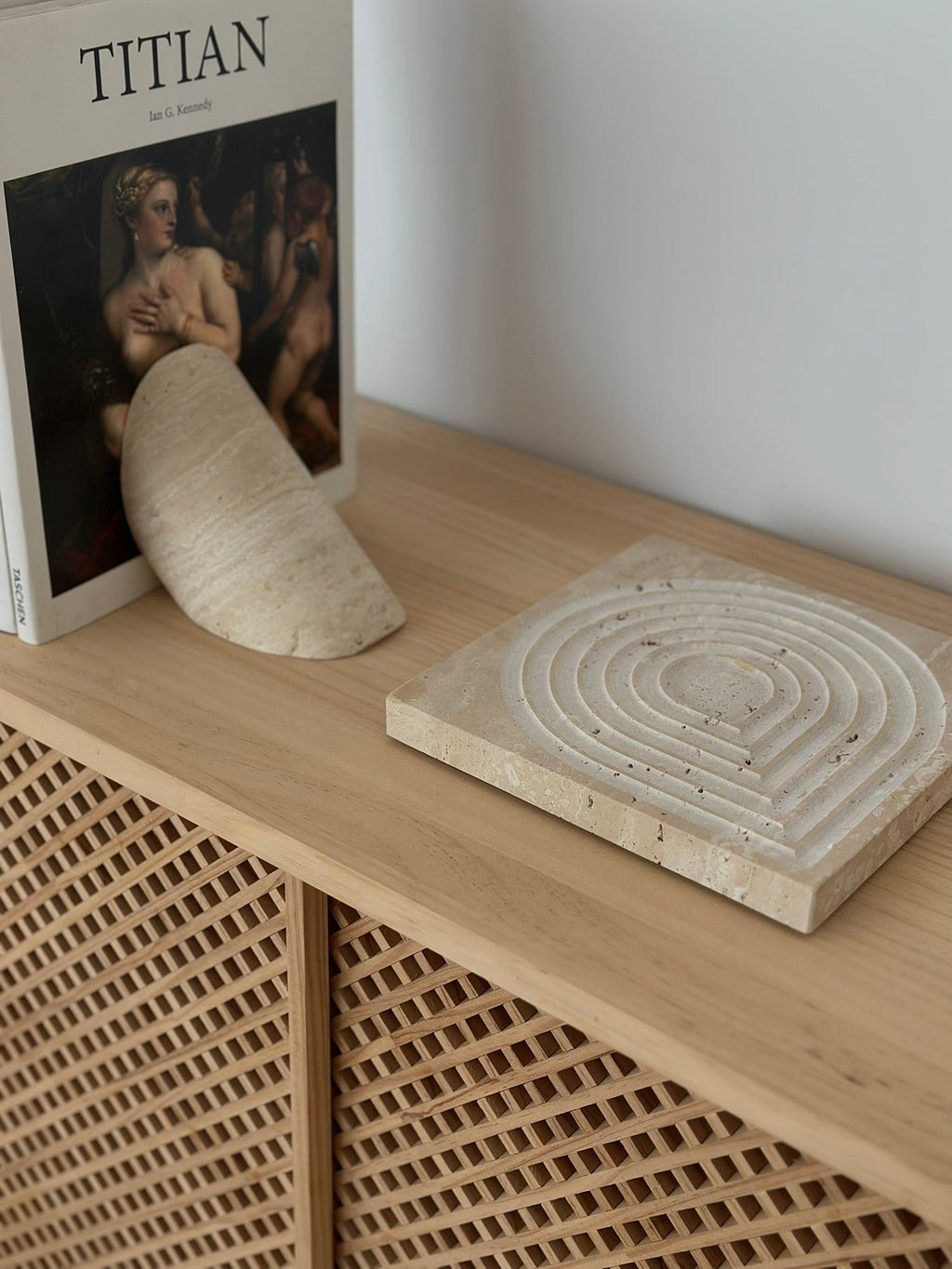 Form Travertine Tray