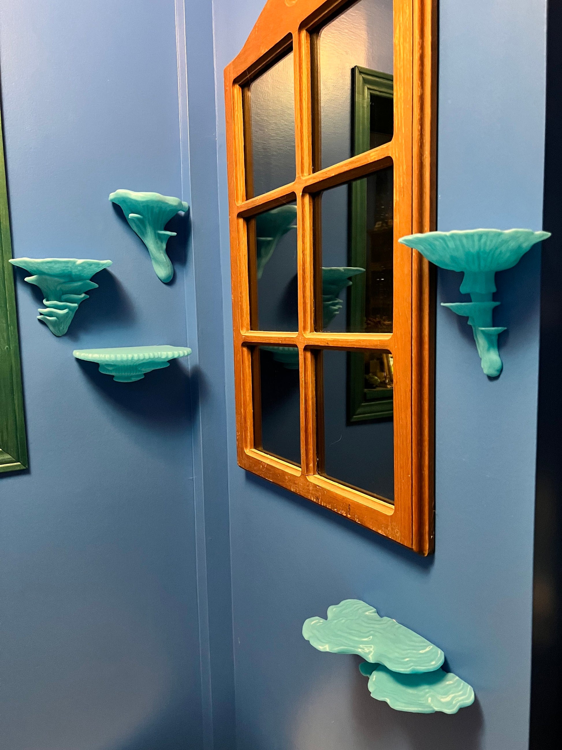 3d Printed Amanita Mushroom Shelf Glow in the Dark decor