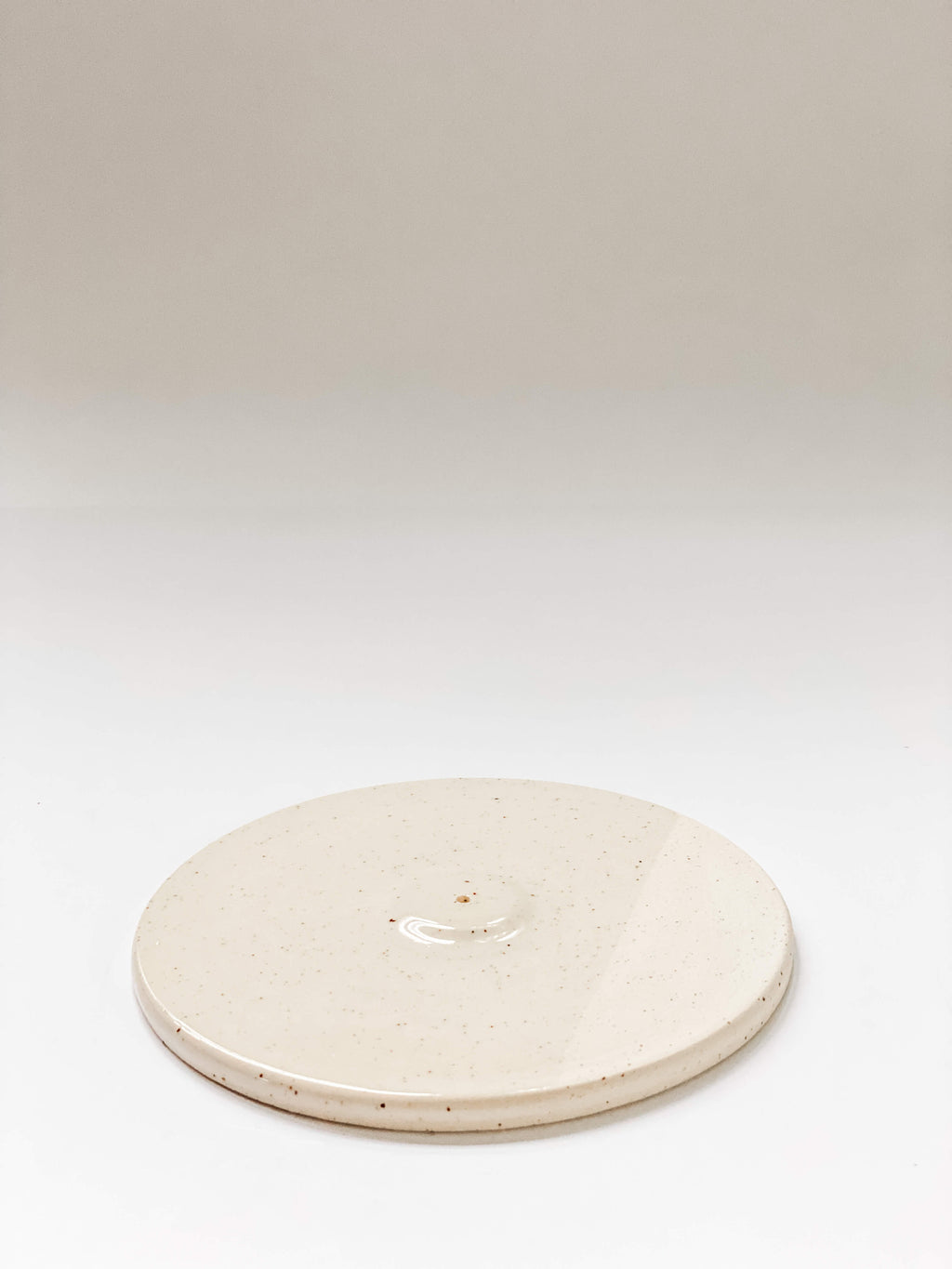 Porte-encens de style assiette