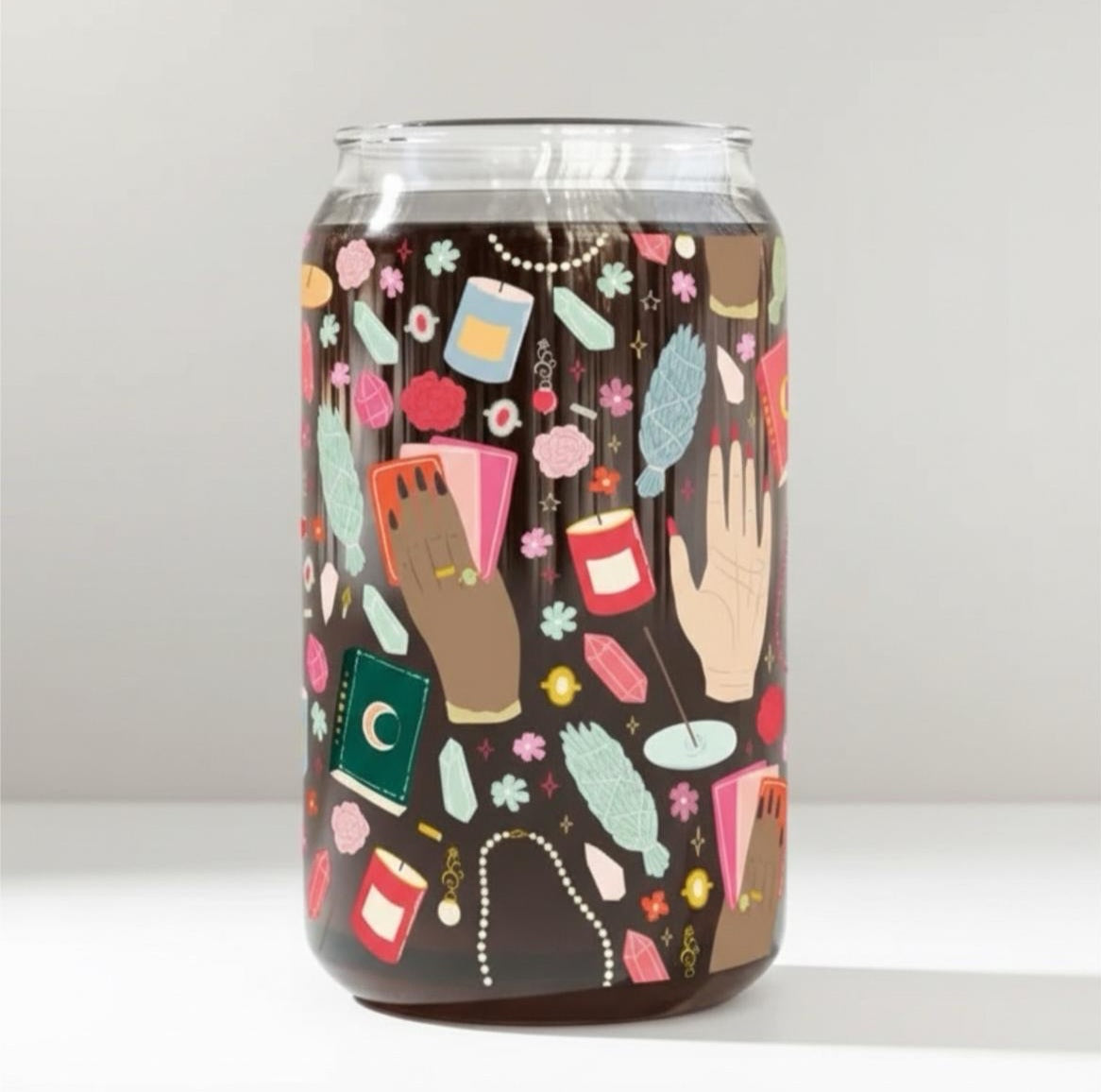 Libbey Glass Cup 16oz Tarot