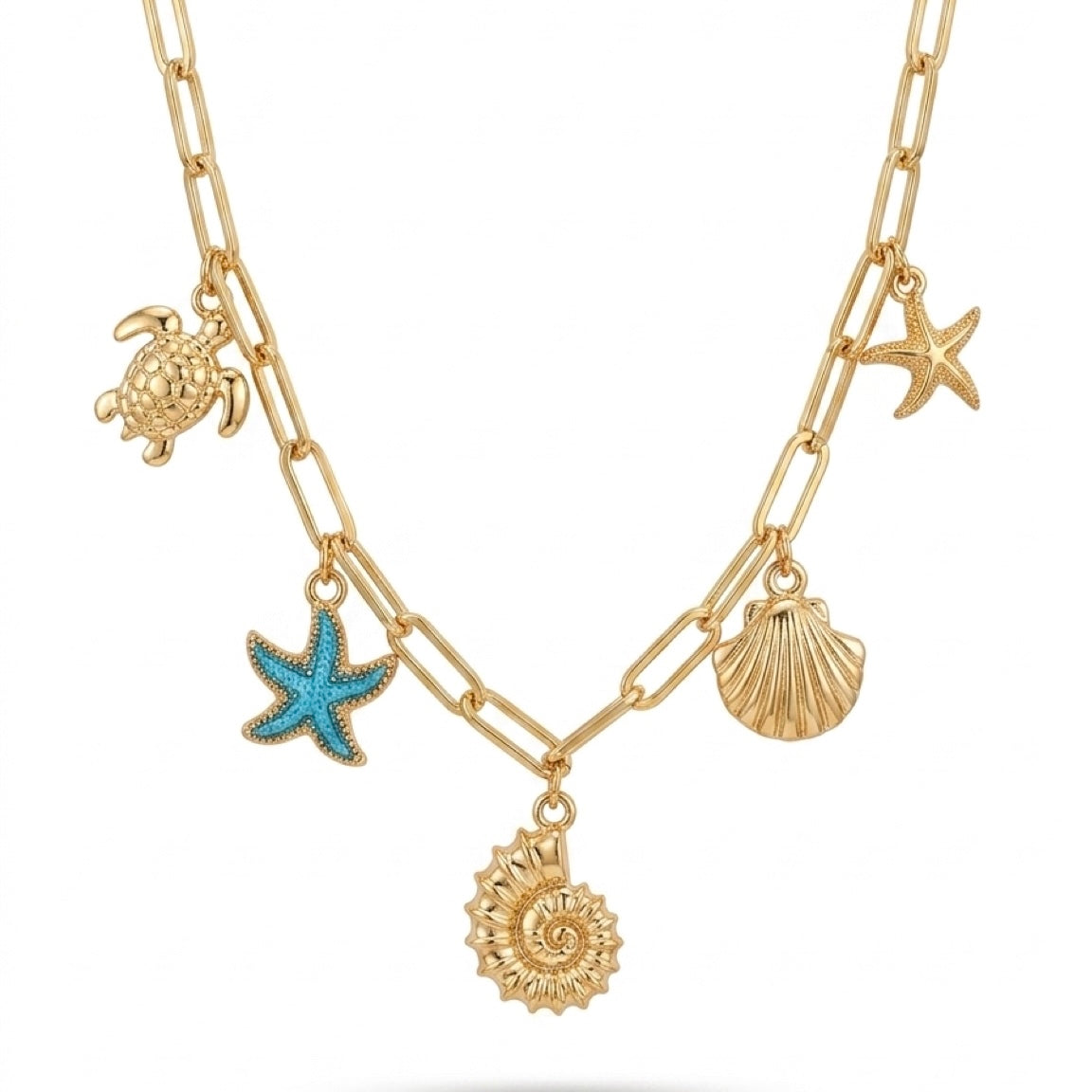 Under The Moon Charm Necklace
